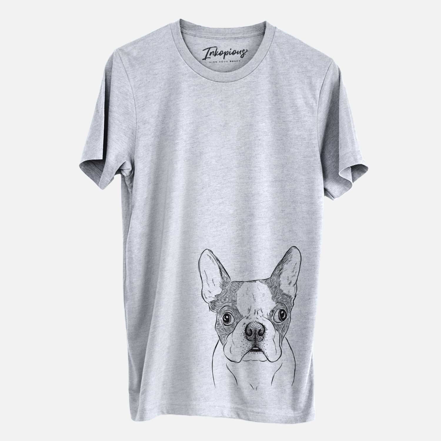 Bare Chocolate Chip the Boston Terrier - Unisex Crewneck