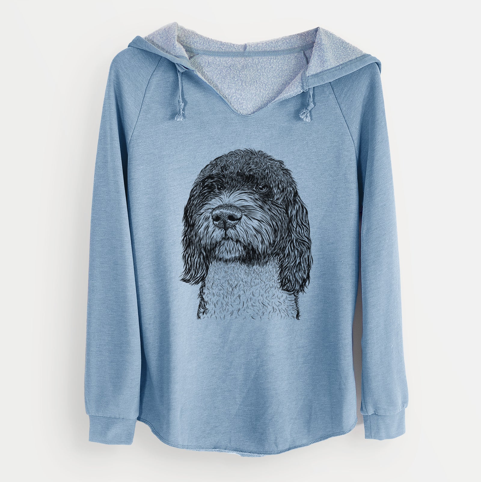 Bare Chris the Portuguese Water Dog - Cali Wave Hooded Sweatshirt