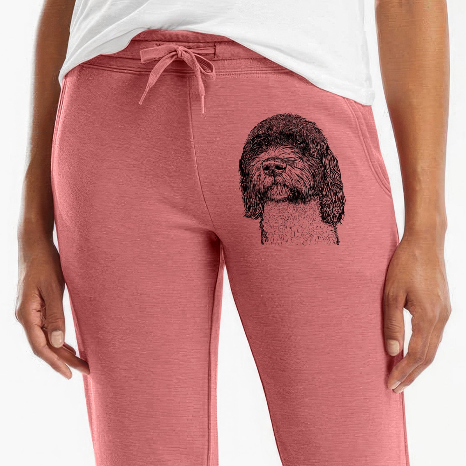 Chris the Portuguese Water Dog - Women's Cali Wave Joggers