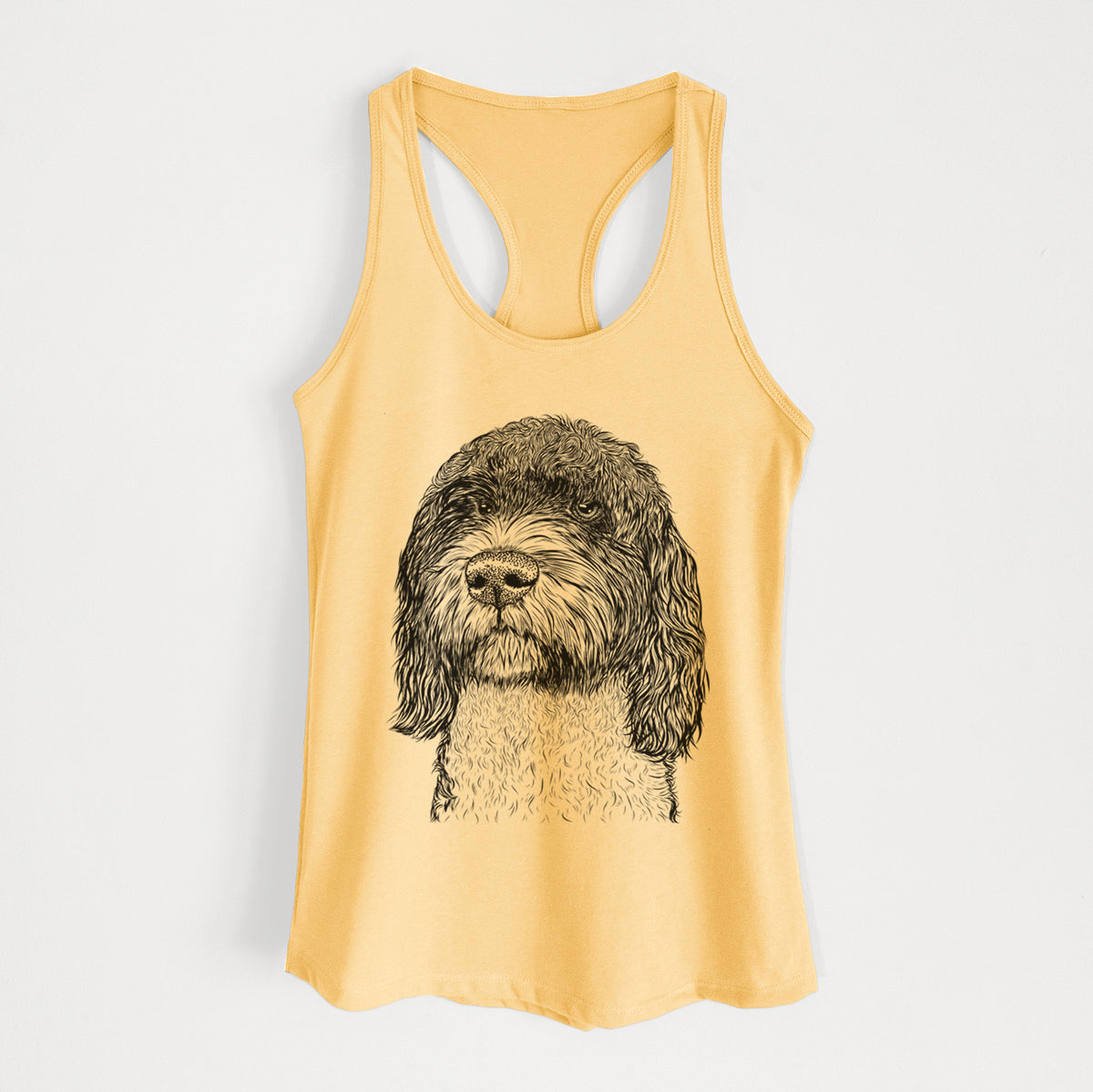 Chris the Portuguese Water Dog - Women's Racerback Tanktop