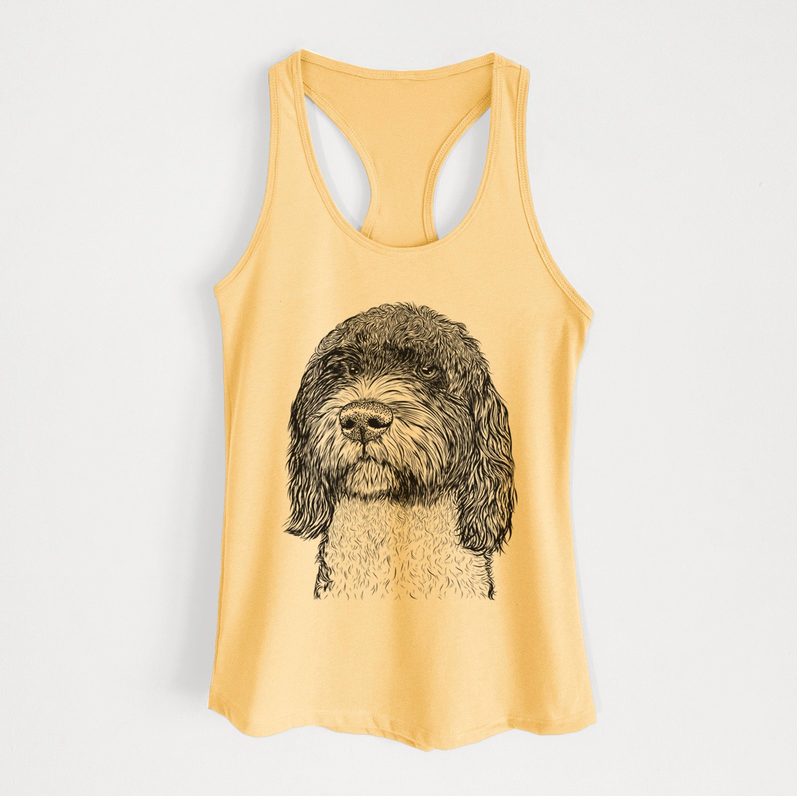 Chris the Portuguese Water Dog - Women's Racerback Tanktop