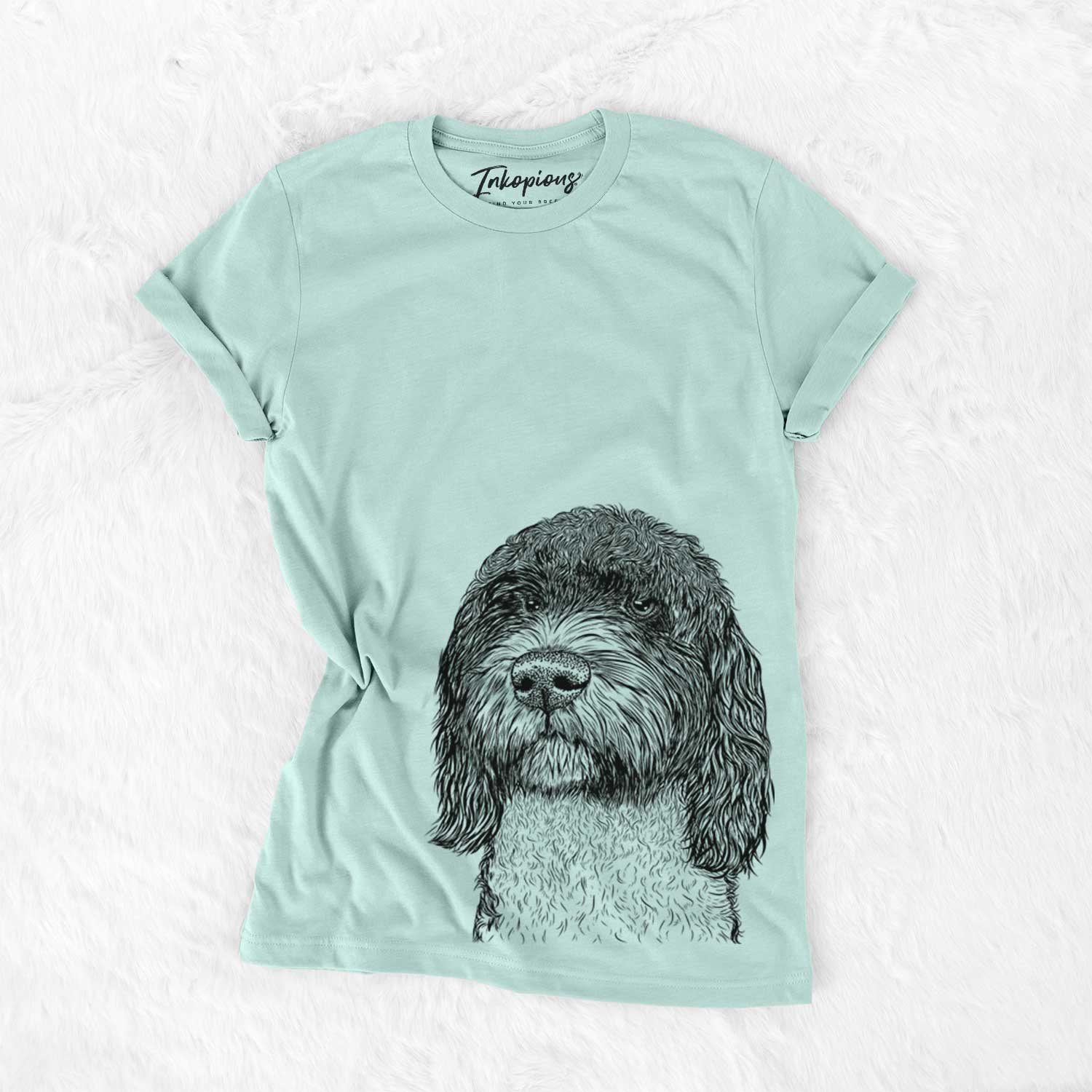 Bare Chris the Portuguese Water Dog - Unisex Crewneck