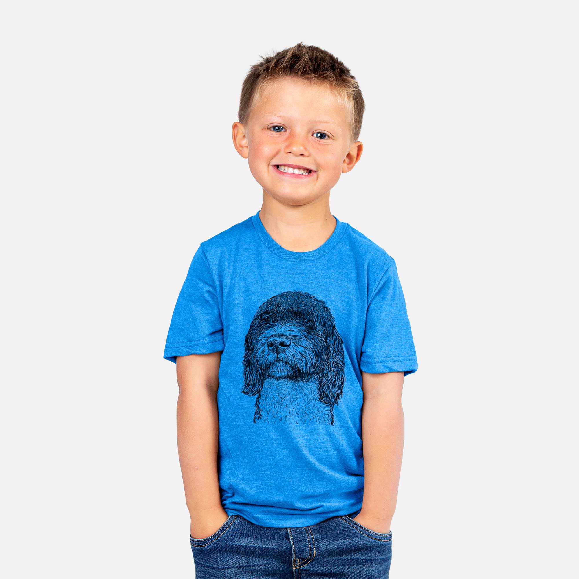 Bare Chris the Portuguese Water Dog - Kids/Youth/Toddler Shirt