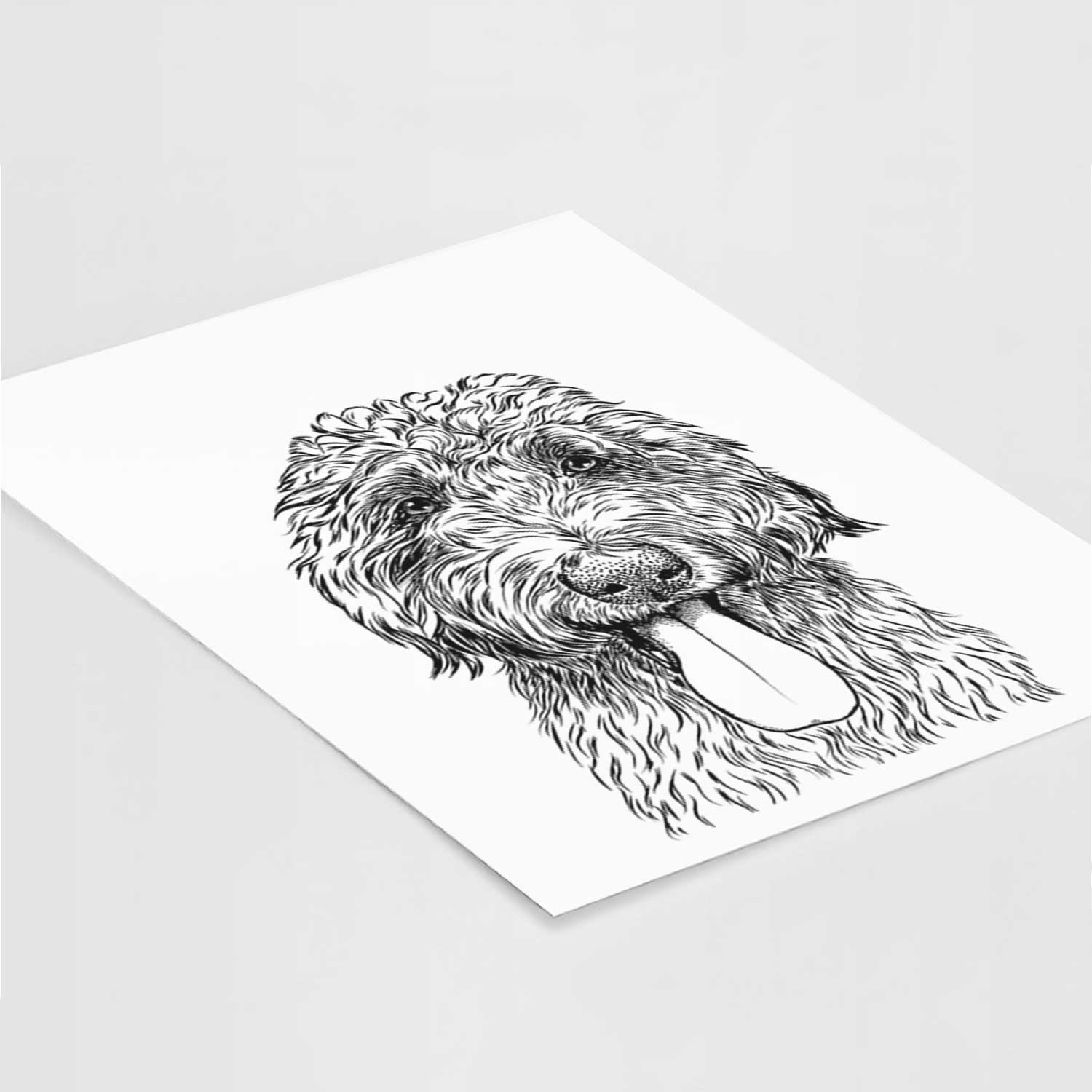 CiCi Paulk the Aussiedoodle Art Print