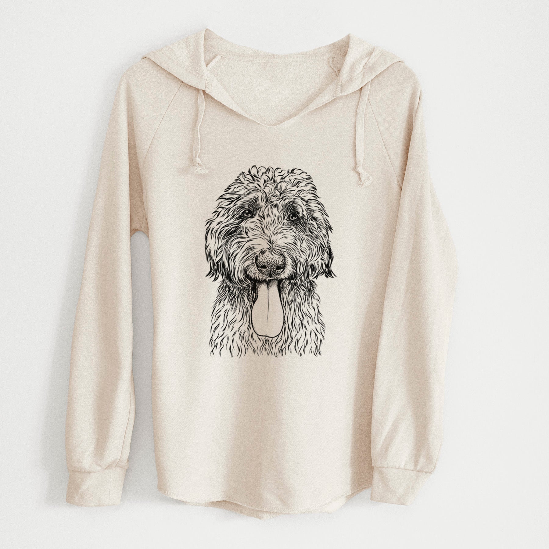 Bare CiCi Paulk the Aussiedoodle - Cali Wave Hooded Sweatshirt