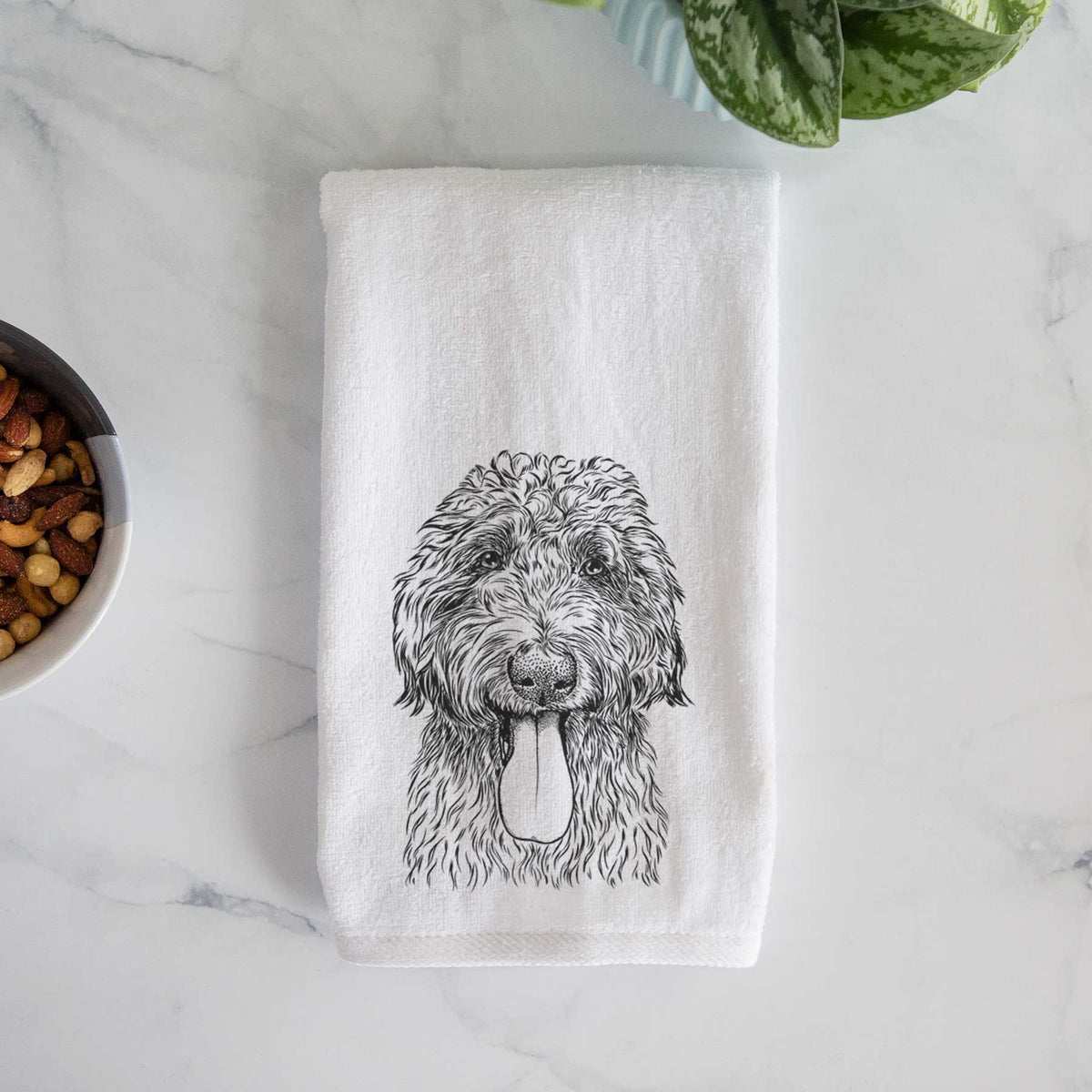 CiCi Paulk the Aussiedoodle Decorative Hand Towel