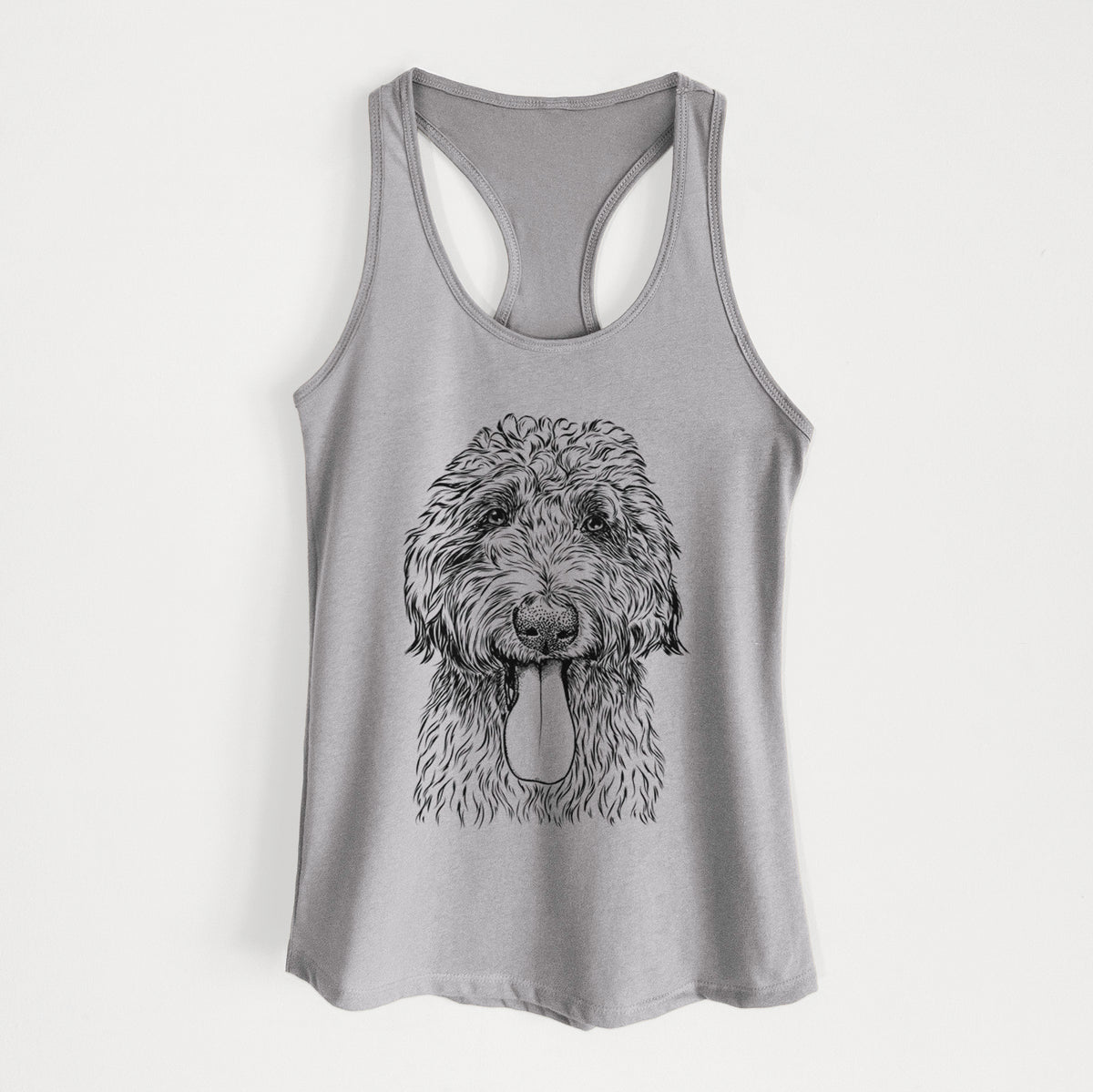 CiCi Paulk the Aussiedoodle - Women&#39;s Racerback Tanktop