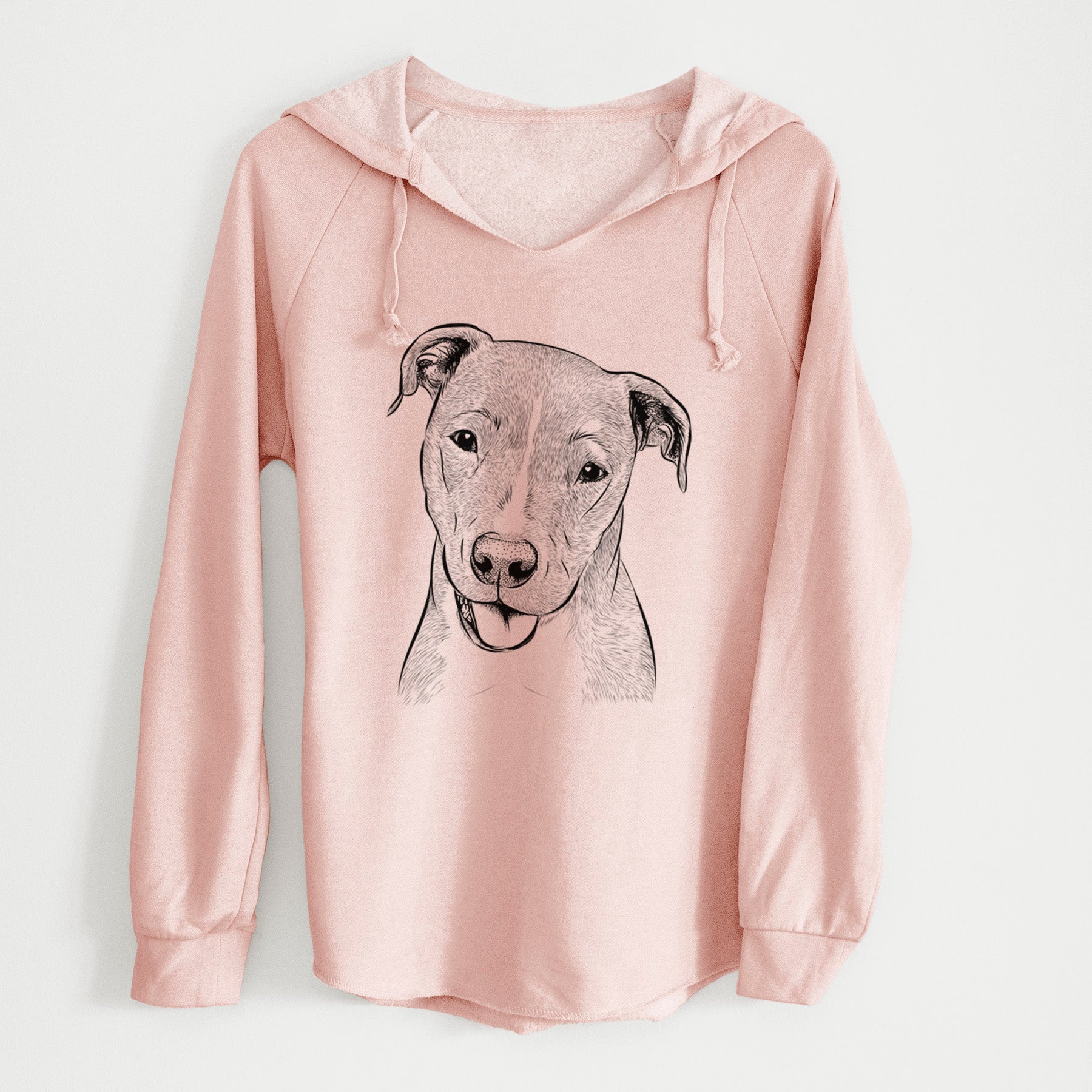 Bare Claiborne the American Staffordshire Terrier - Cali Wave Hooded Sweatshirt