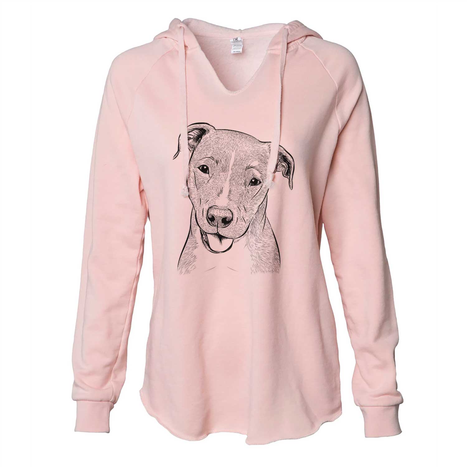 Claiborne the American Staffordshire Terrier - Cali Wave Hooded Sweatshirt