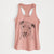 Claiborne the American Staffordshire Terrier - Women's Racerback Tanktop