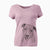 Bare Claiborne the American Staffordshire Terrier - Women's V-neck Shirt