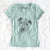 Bare Claiborne the American Staffordshire Terrier - Women's V-neck Shirt