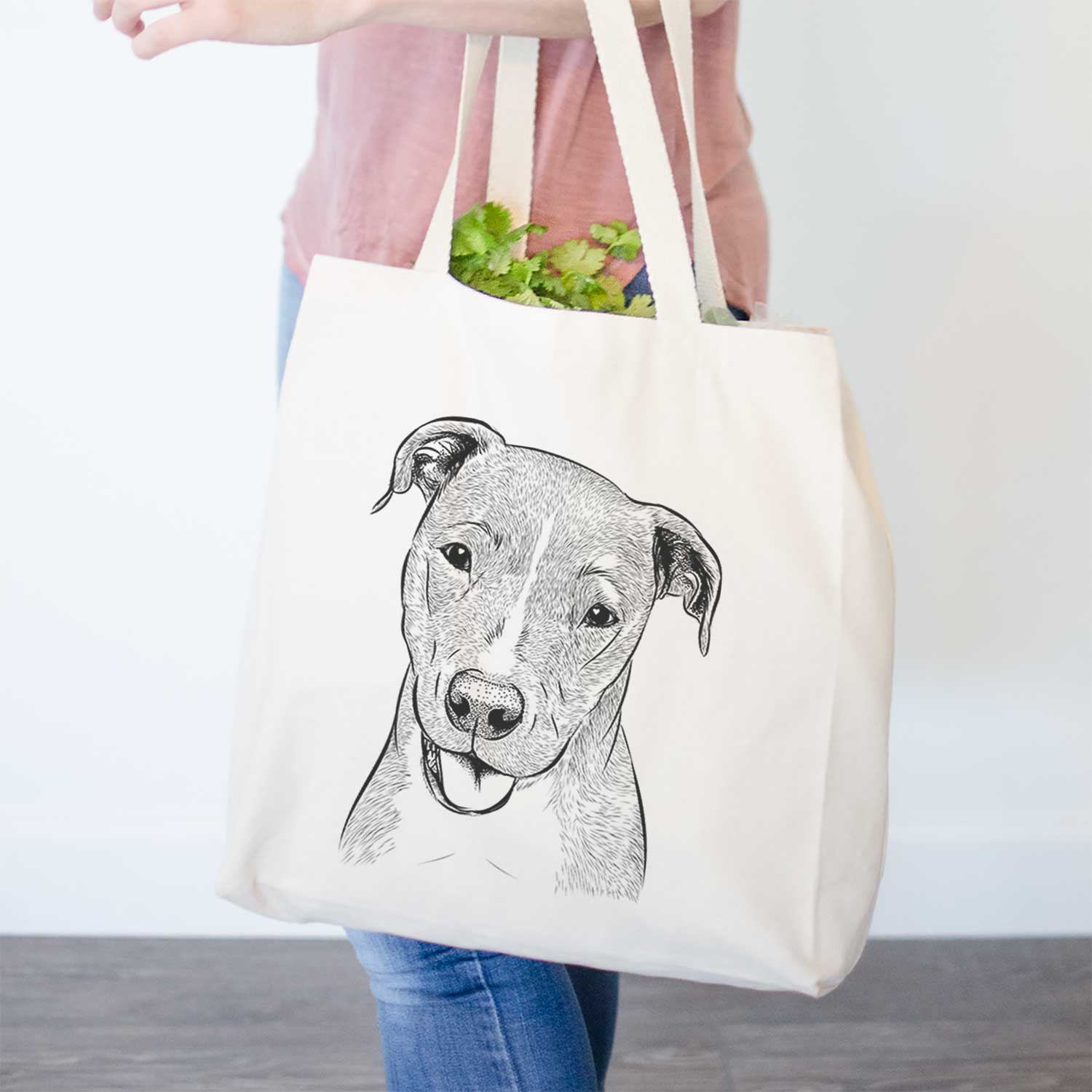 Claiborne the American Staffordshire Terrier - Tote Bag