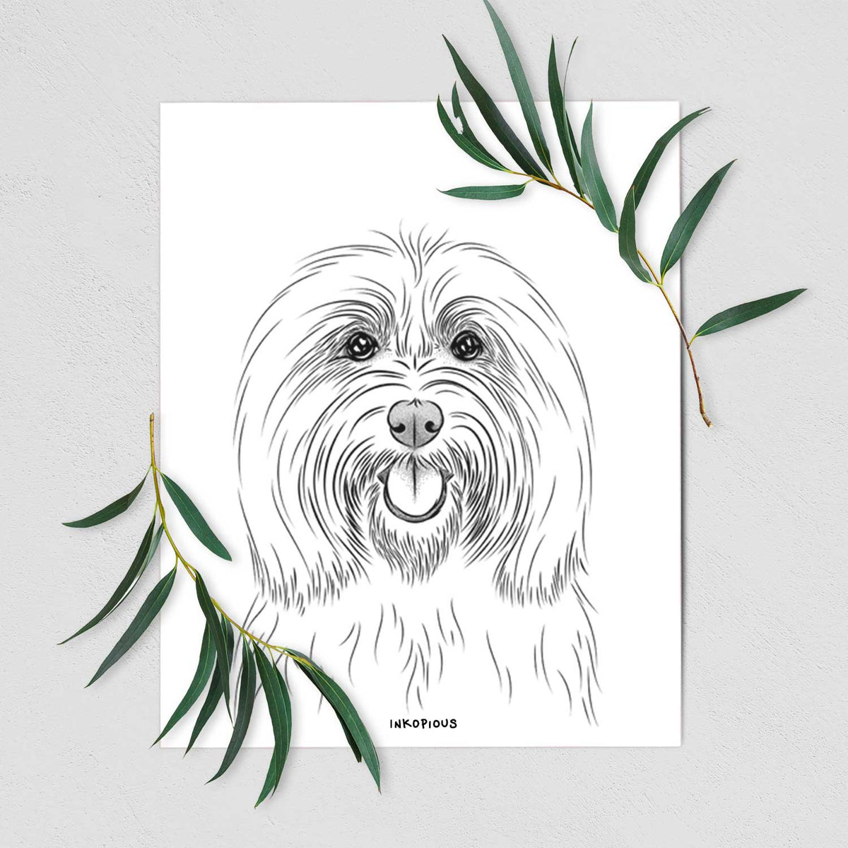 Claude the Coton de Tulear Art Print