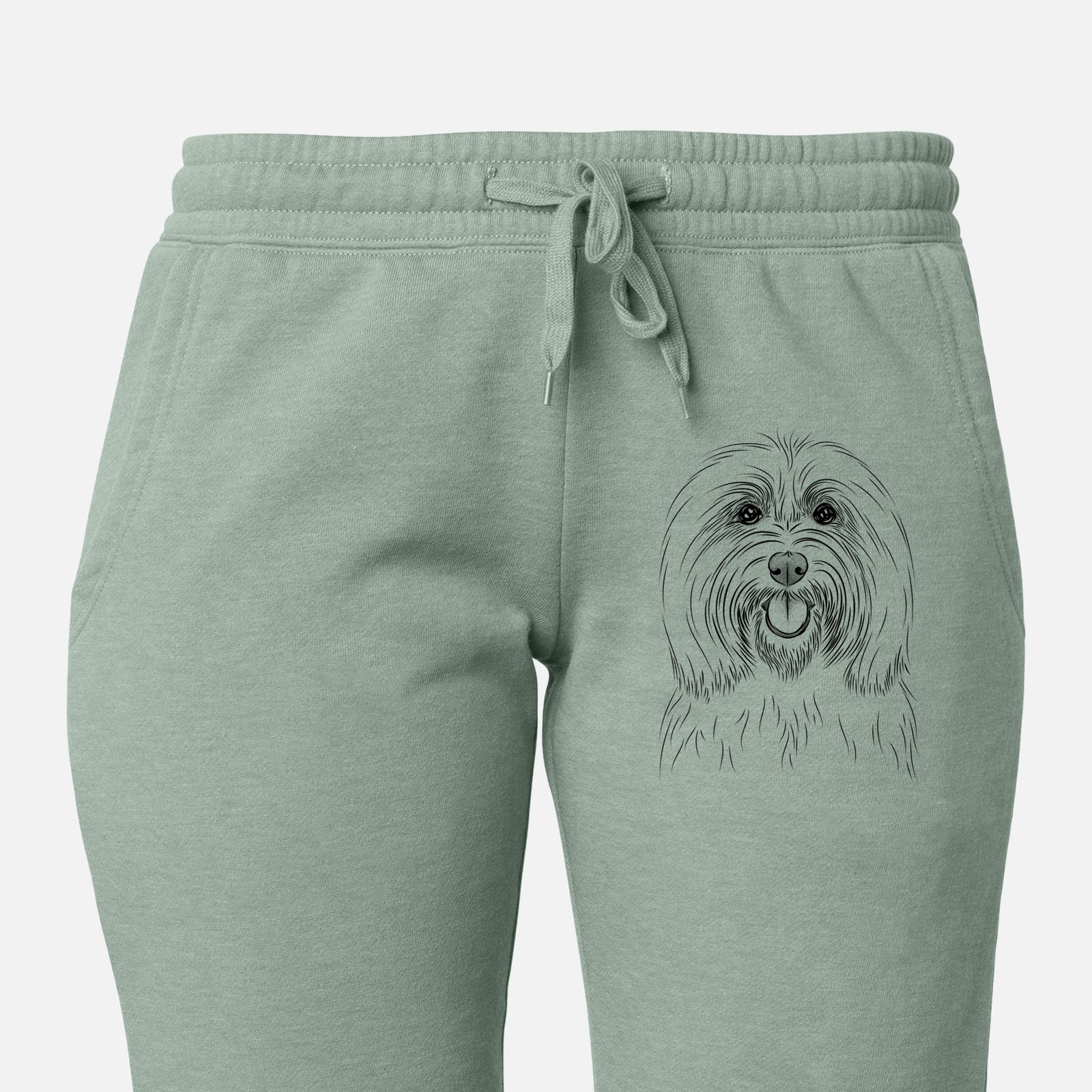 Claude the Coton de Tulear - Women's Cali Wave Joggers