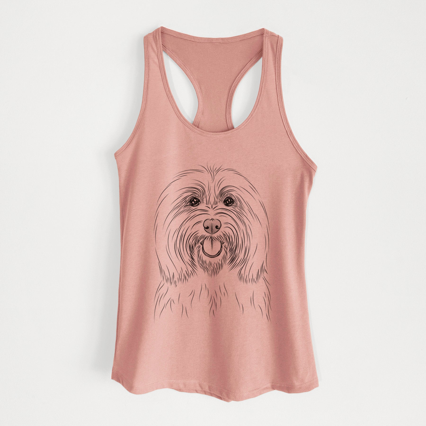 Claude the Coton de Tulear - Women's Racerback Tanktop