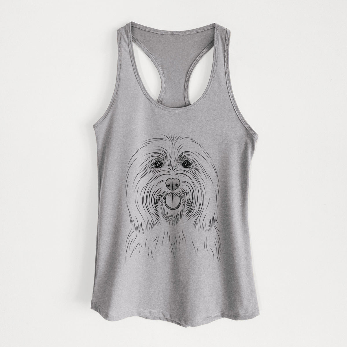 Claude the Coton de Tulear - Women&#39;s Racerback Tanktop