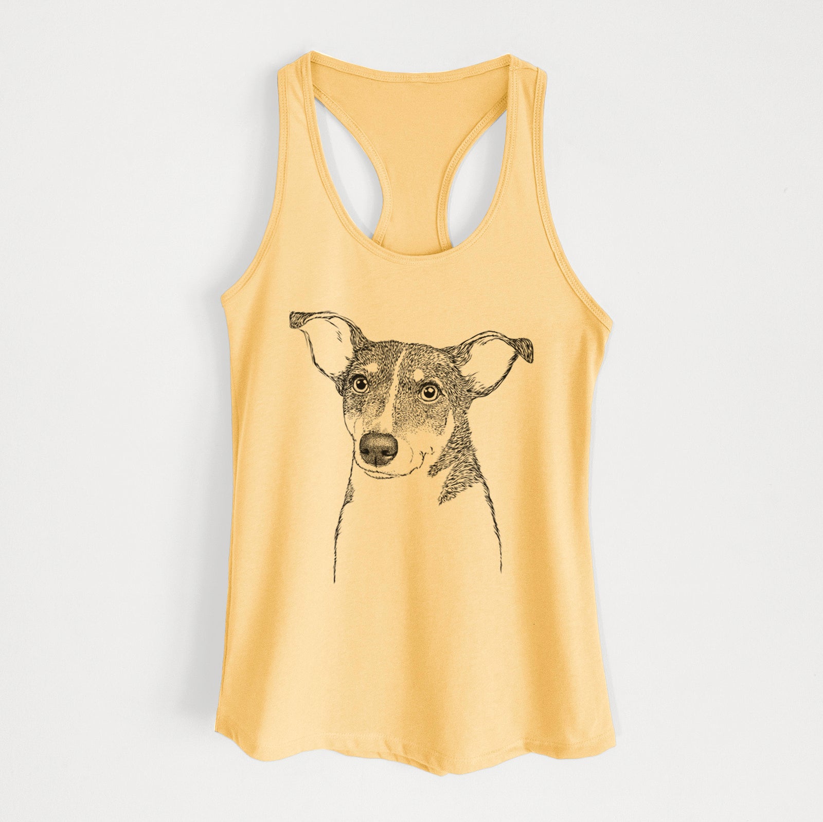 Cleo the Terrier Mix - Women's Racerback Tanktop