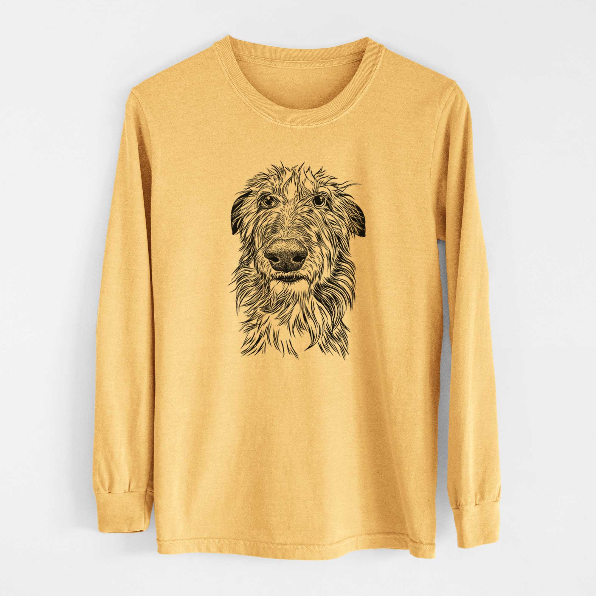 Bare Cleod the Scottish Deerhound - Heavyweight 100% Cotton Long Sleeve