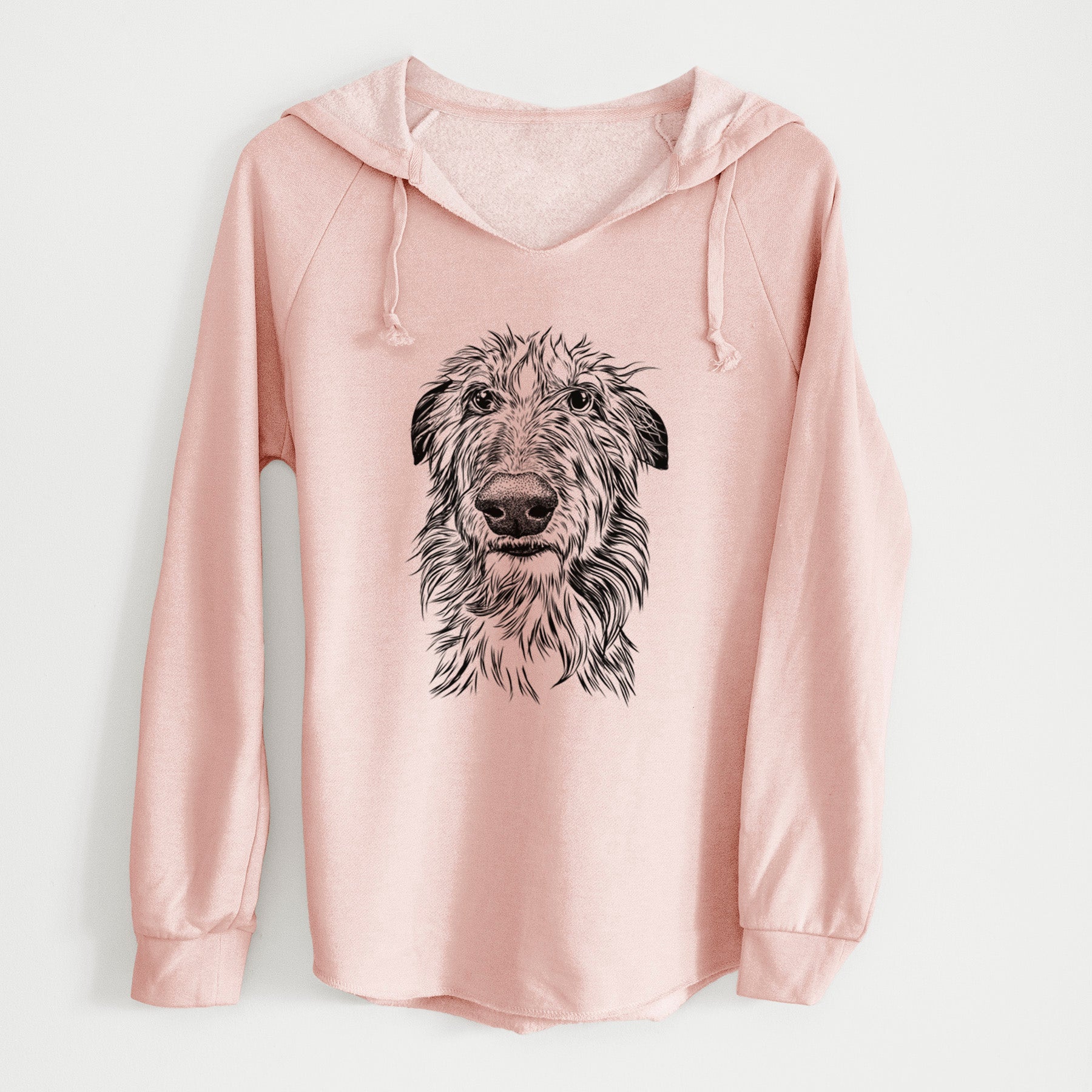 Bare Cleod the Scottish Deerhound - Cali Wave Hooded Sweatshirt