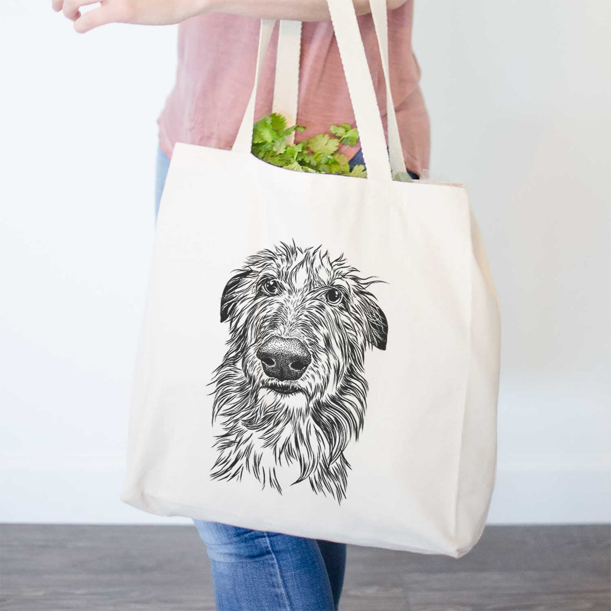 Cleod the Scottish Deerhound - Tote Bag