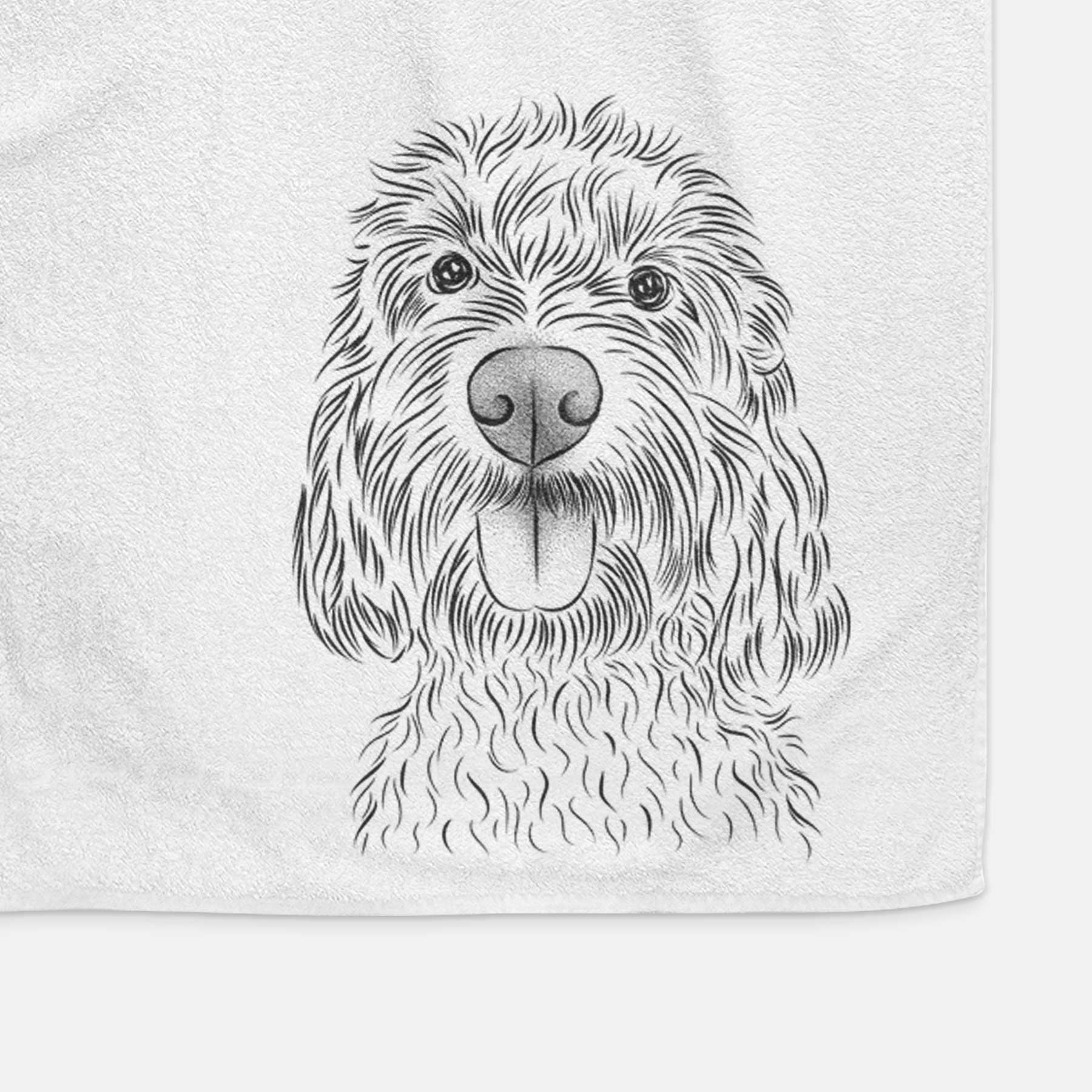 Clover the Cockapoo Decorative Hand Towel