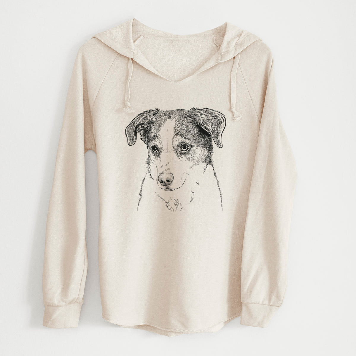 Bare Coco the Beagle Mix - Cali Wave Hooded Sweatshirt