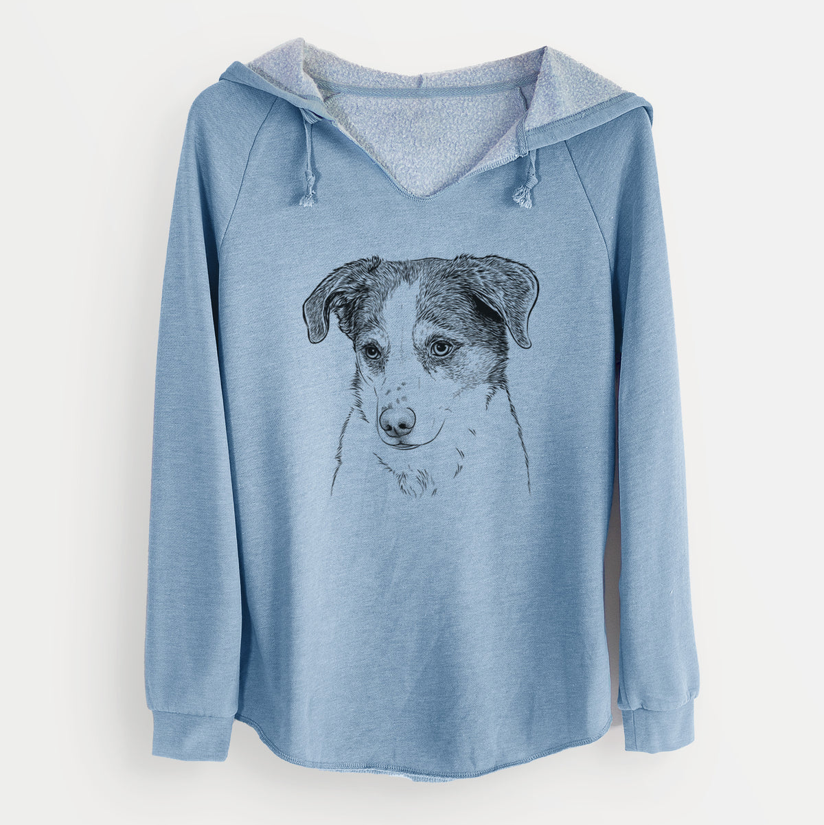 Bare Coco the Beagle Mix - Cali Wave Hooded Sweatshirt