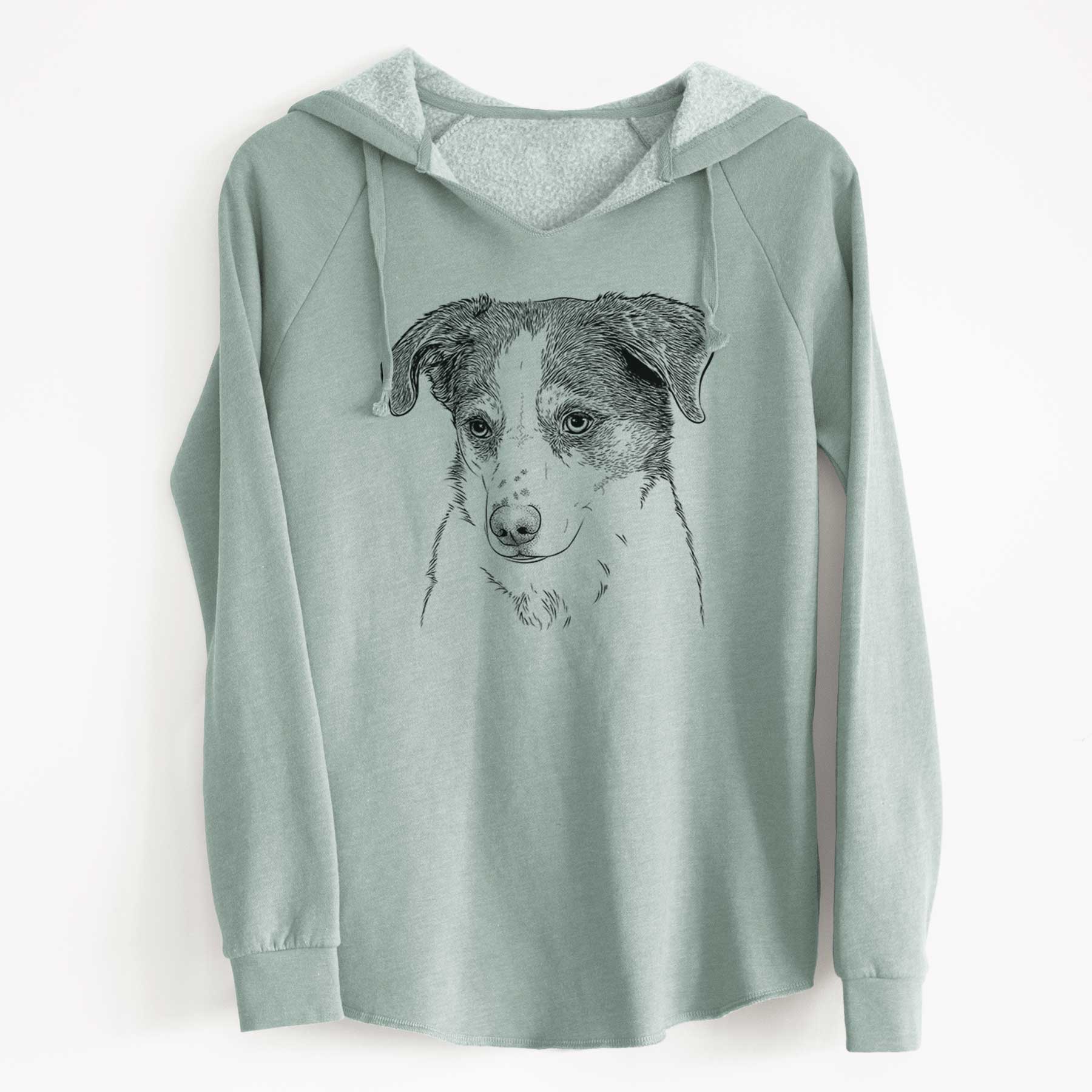 Bare Coco the Beagle Mix - Cali Wave Hooded Sweatshirt