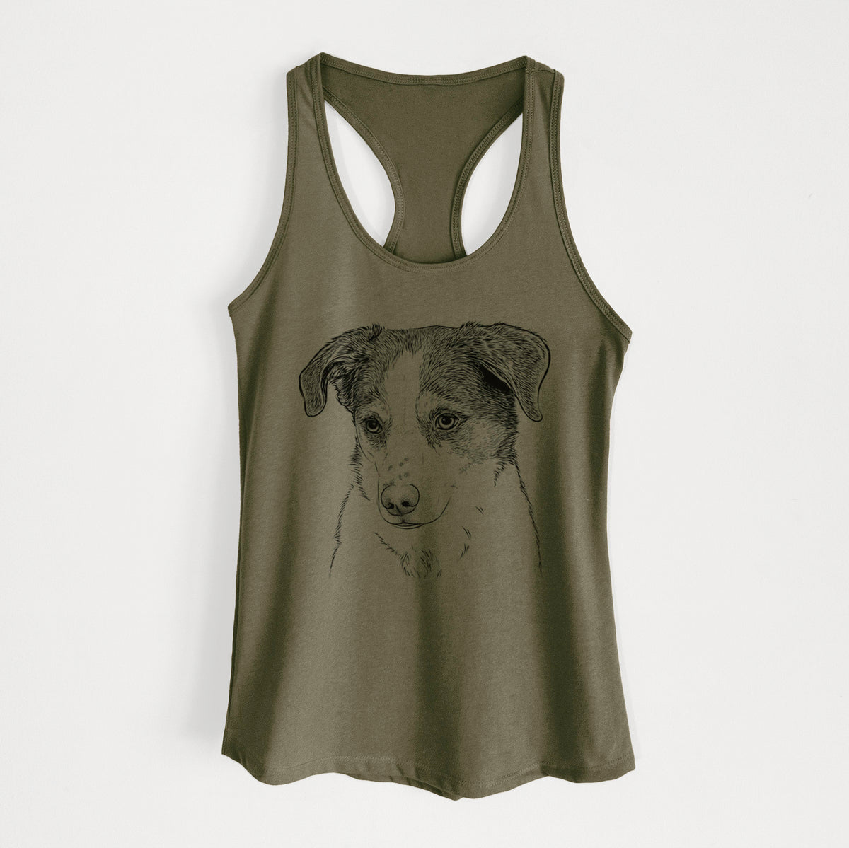 Coco the Beagle Mix - Women's Racerback Tanktop
