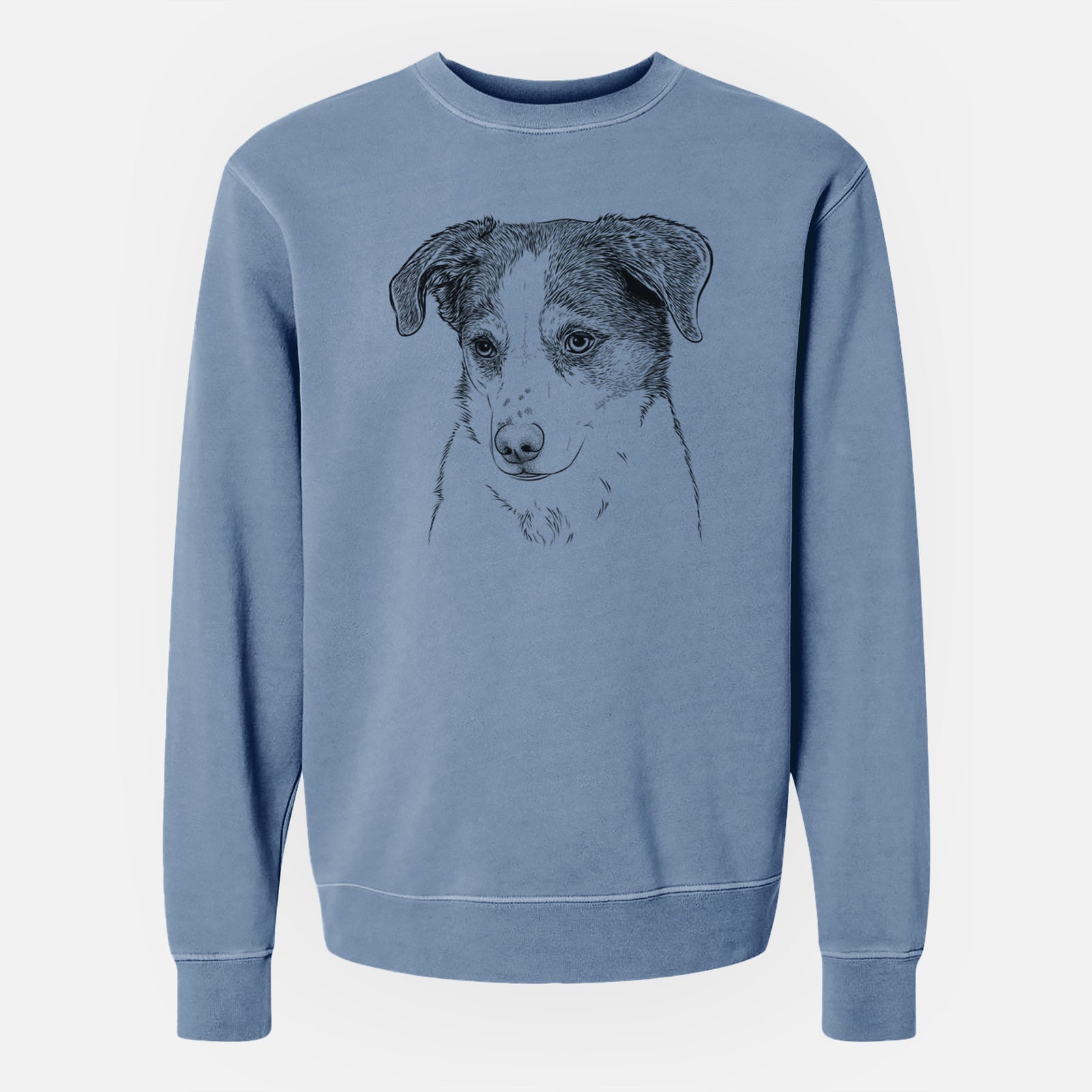 Bare Coco the Beagle Mix - Unisex Pigment Dyed Crew Sweatshirt