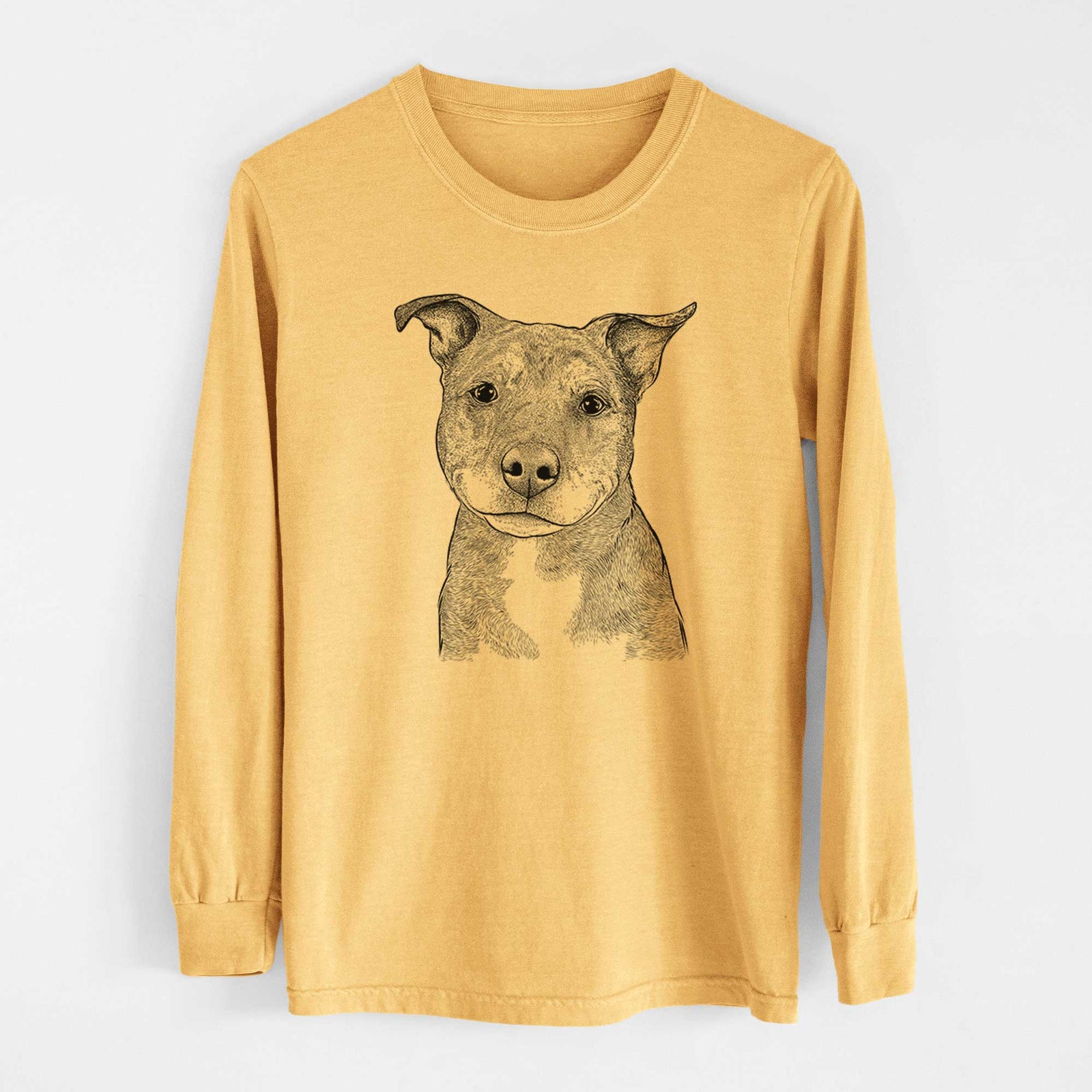 Bare Cody the Catahoula Mix - Heavyweight 100% Cotton Long Sleeve