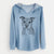 Bare Cody the Catahoula Mix - Cali Wave Hooded Sweatshirt