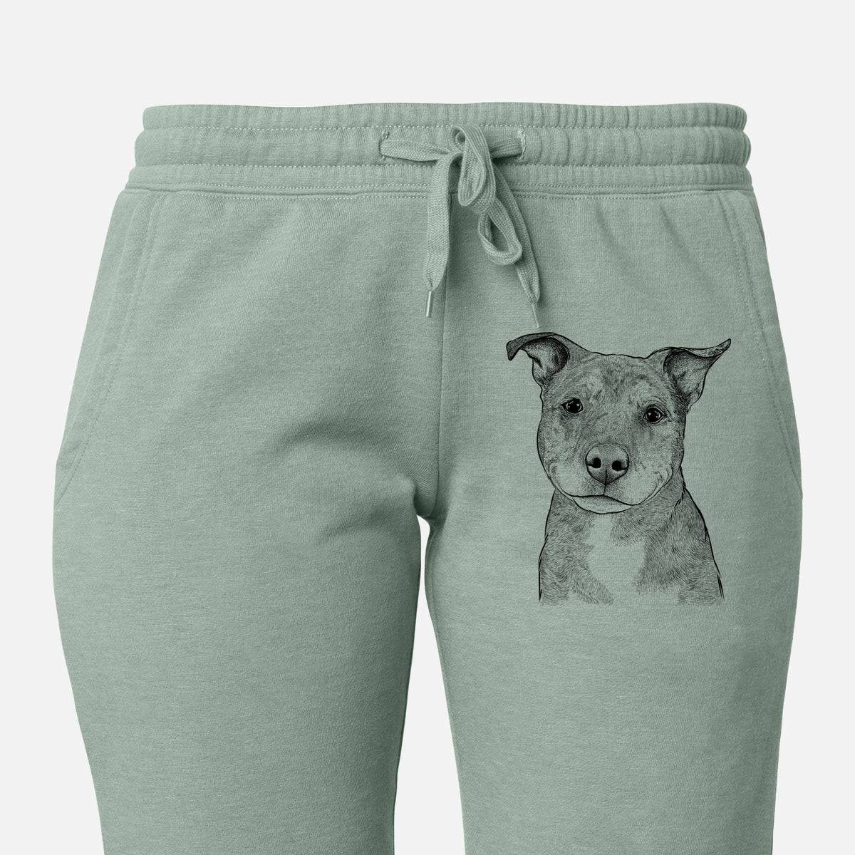 Cody the Catahoula Mix - Women&#39;s Cali Wave Joggers