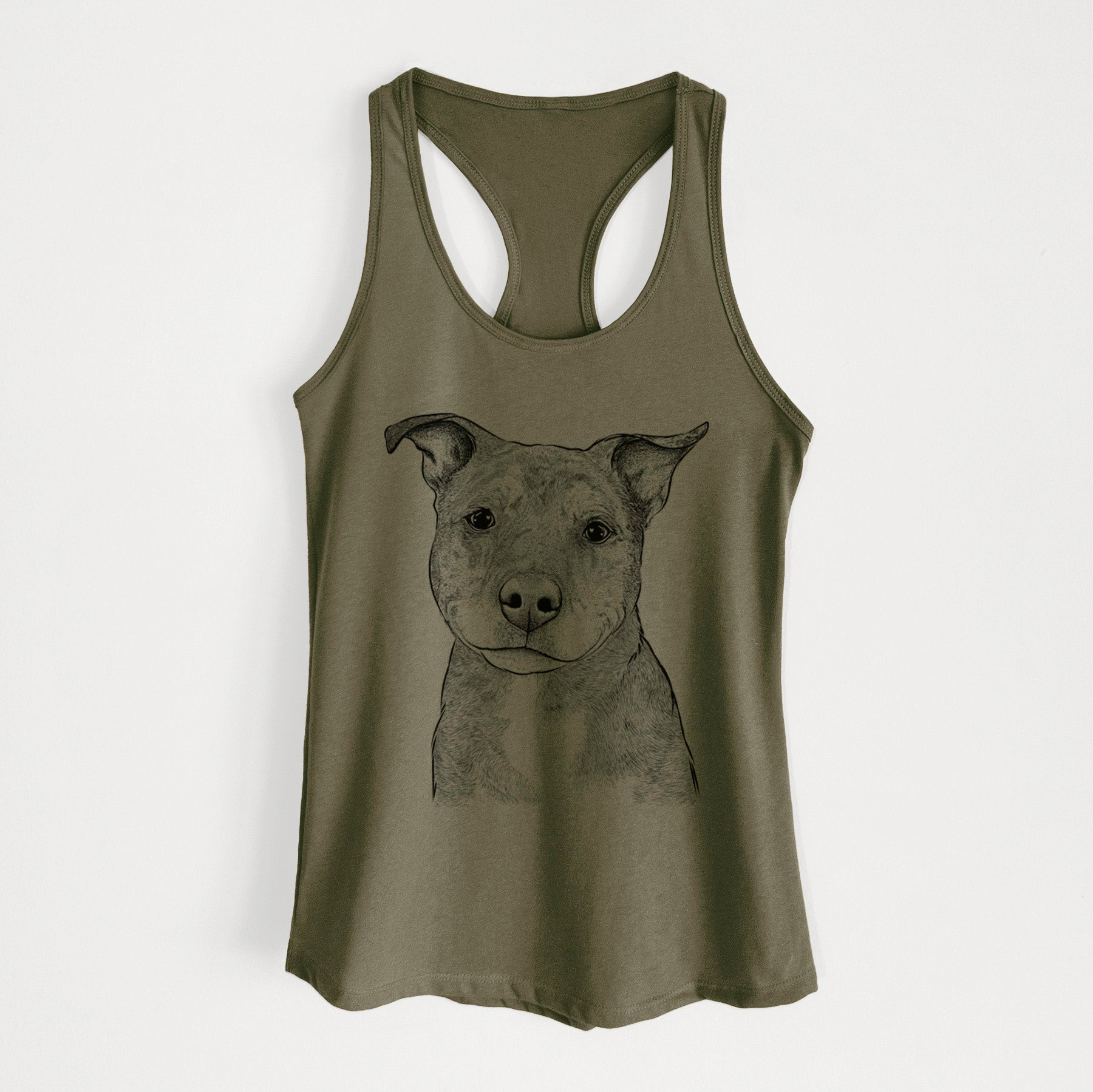 Cody the Catahoula Mix - Women's Racerback Tanktop