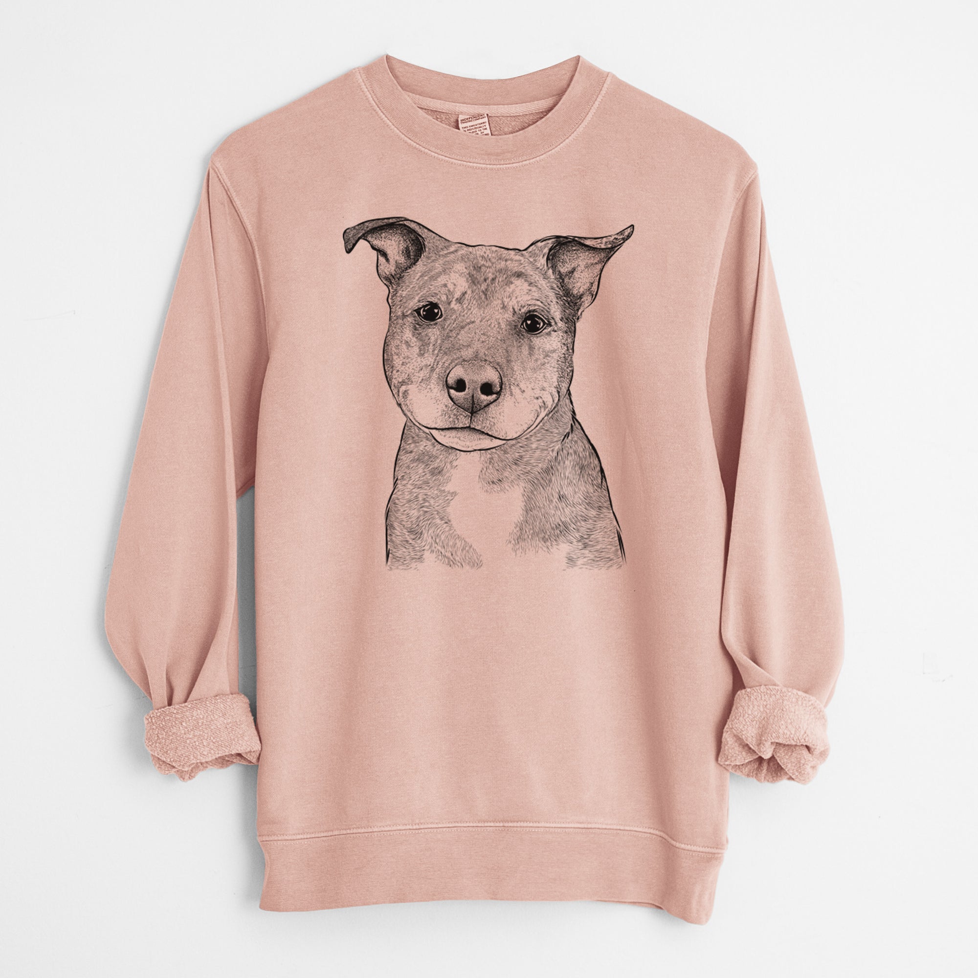 Bare Cody the Catahoula Mix - Unisex Pigment Dyed Crew Sweatshirt