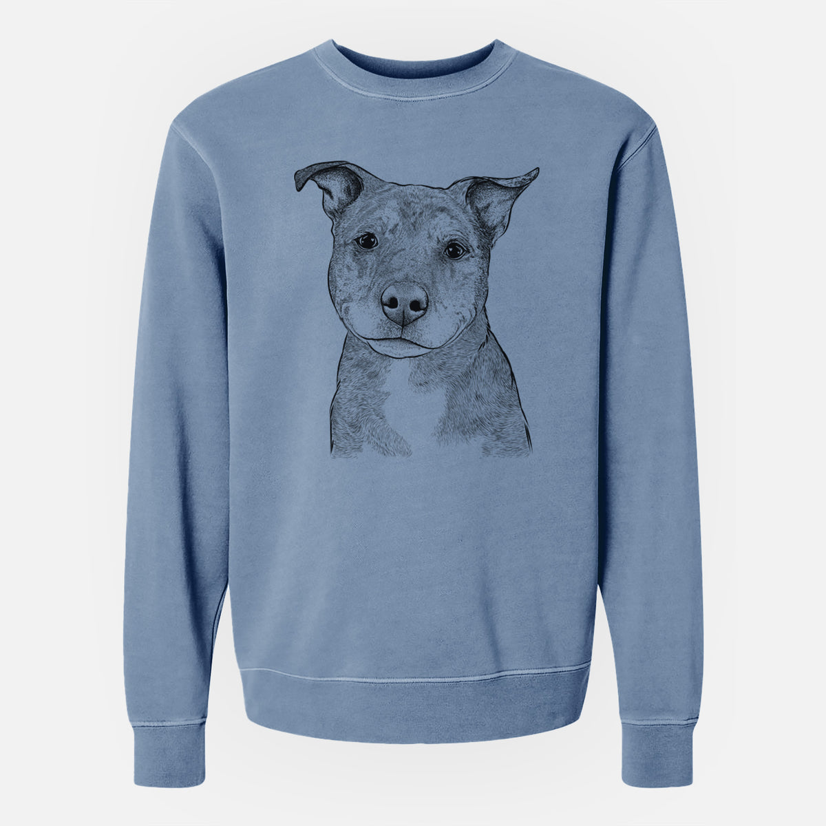 Bare Cody the Catahoula Mix - Unisex Pigment Dyed Crew Sweatshirt