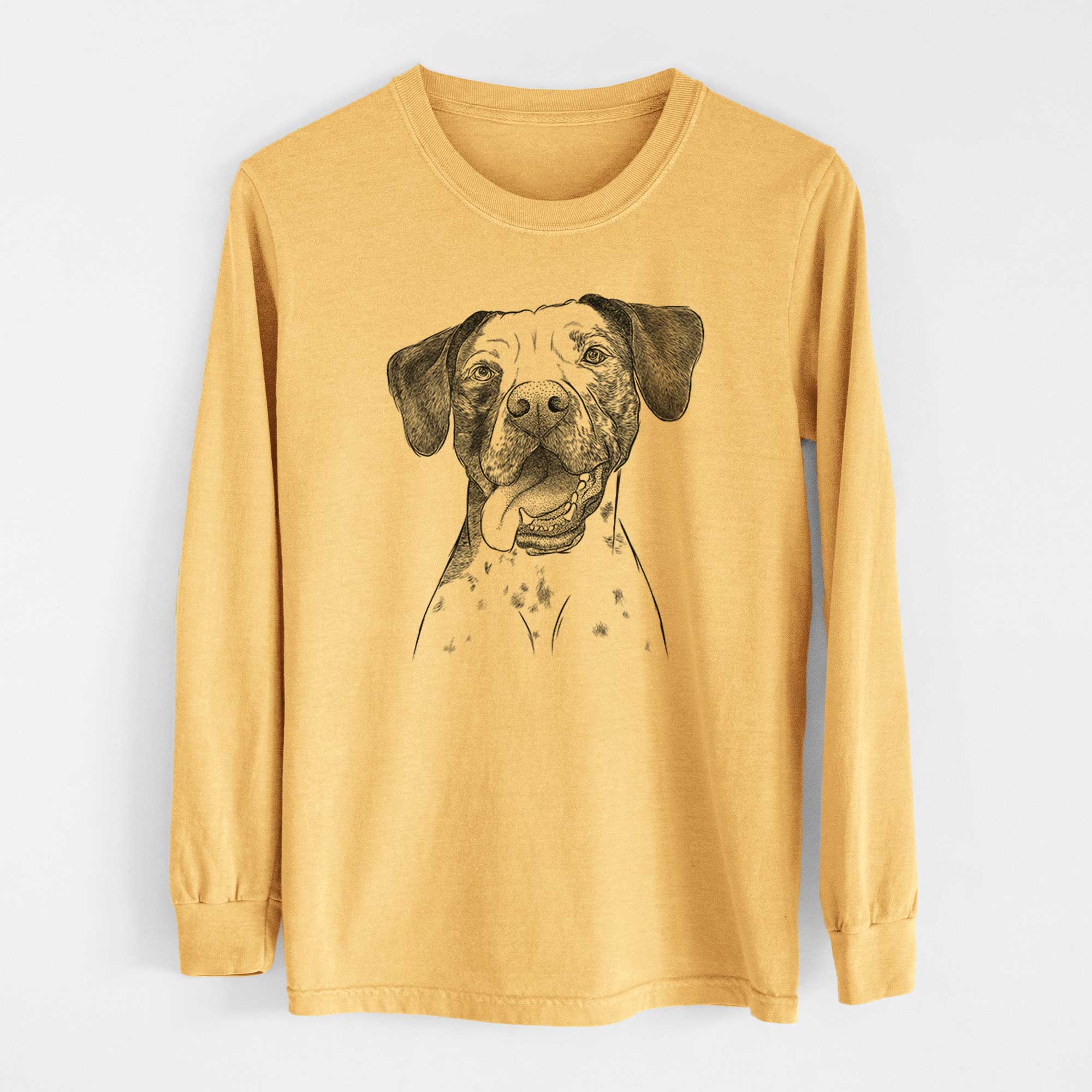 Bare Cola the Catahoula - Heavyweight 100% Cotton Long Sleeve