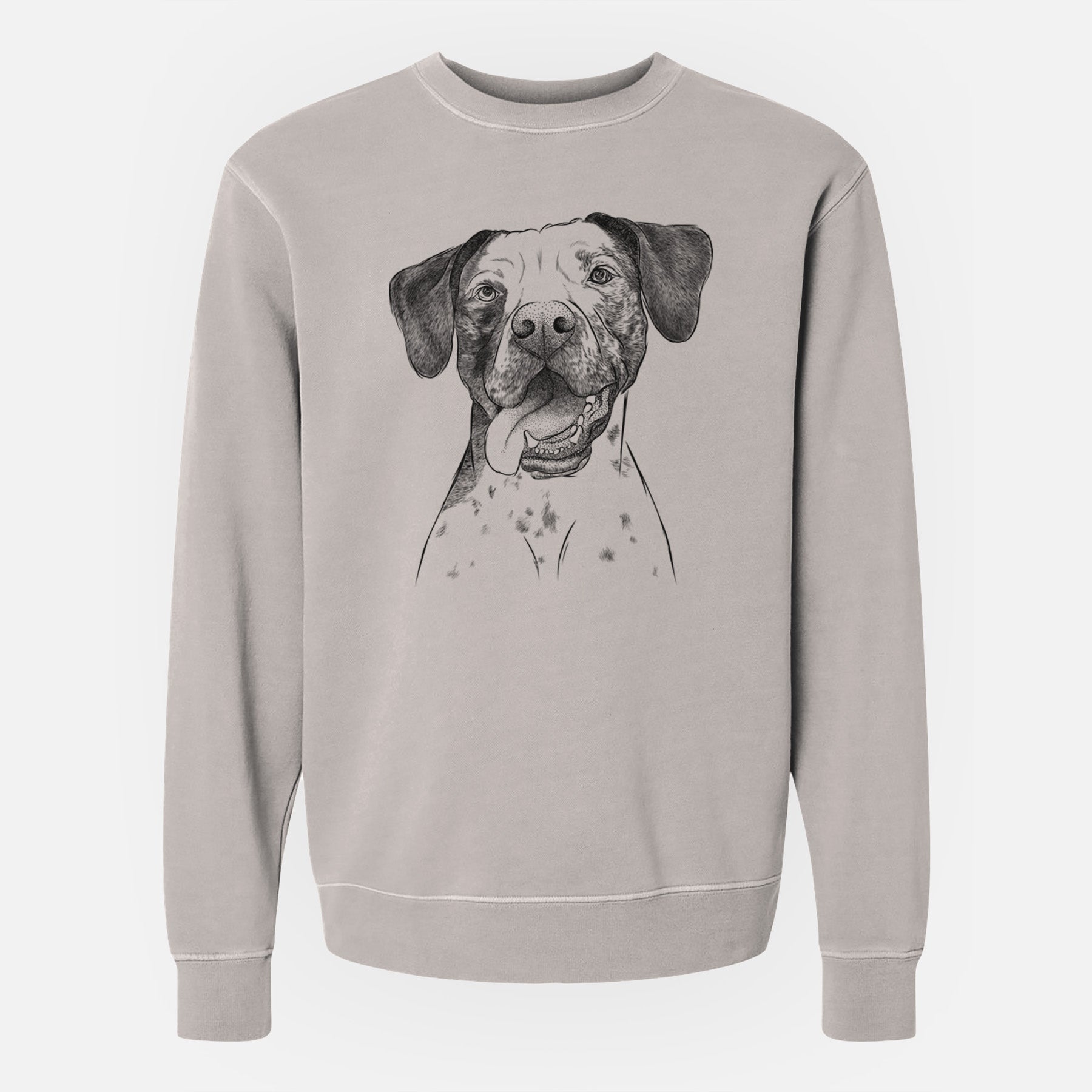 Bare Cola the Catahoula - Unisex Pigment Dyed Crew Sweatshirt