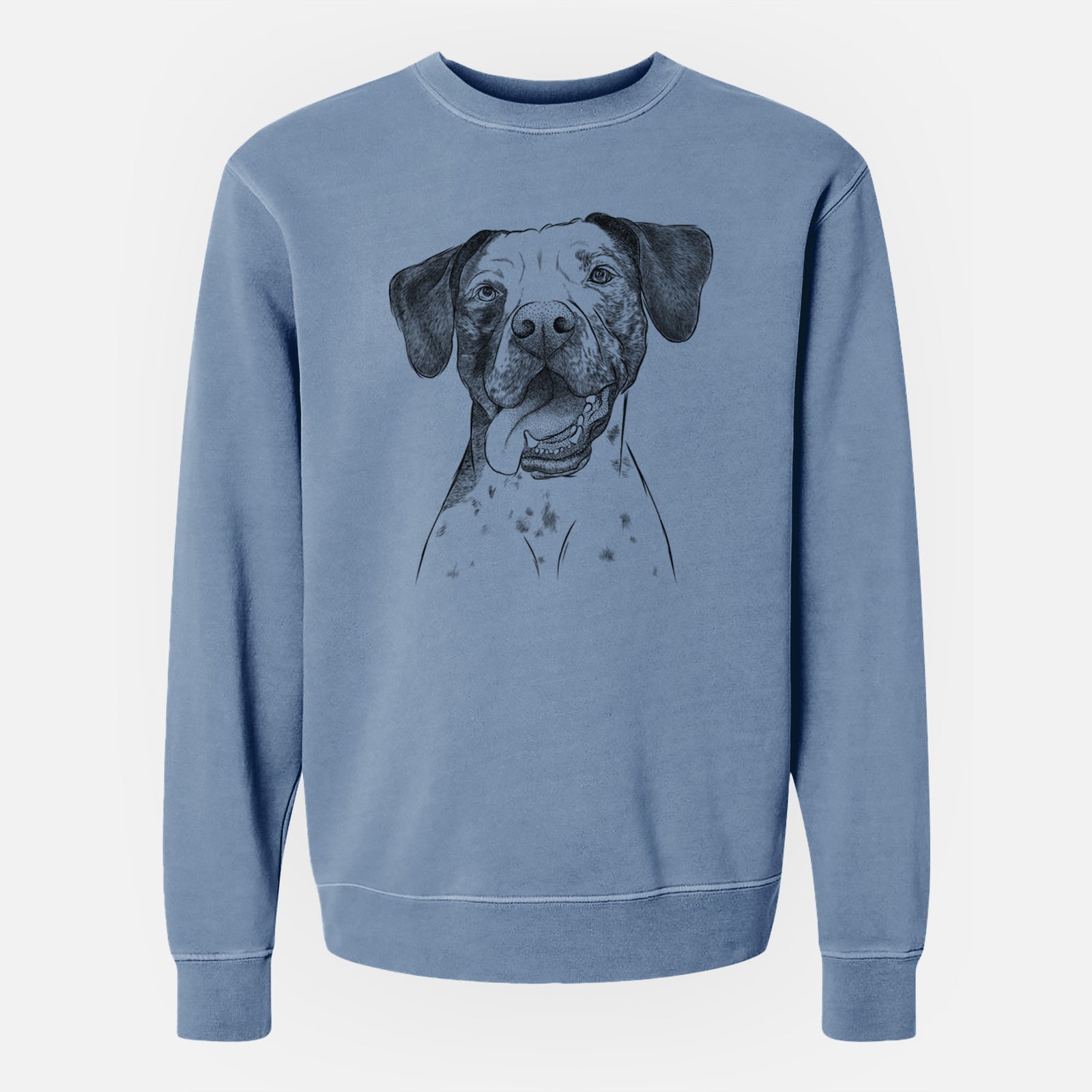 Bare Cola the Catahoula - Unisex Pigment Dyed Crew Sweatshirt