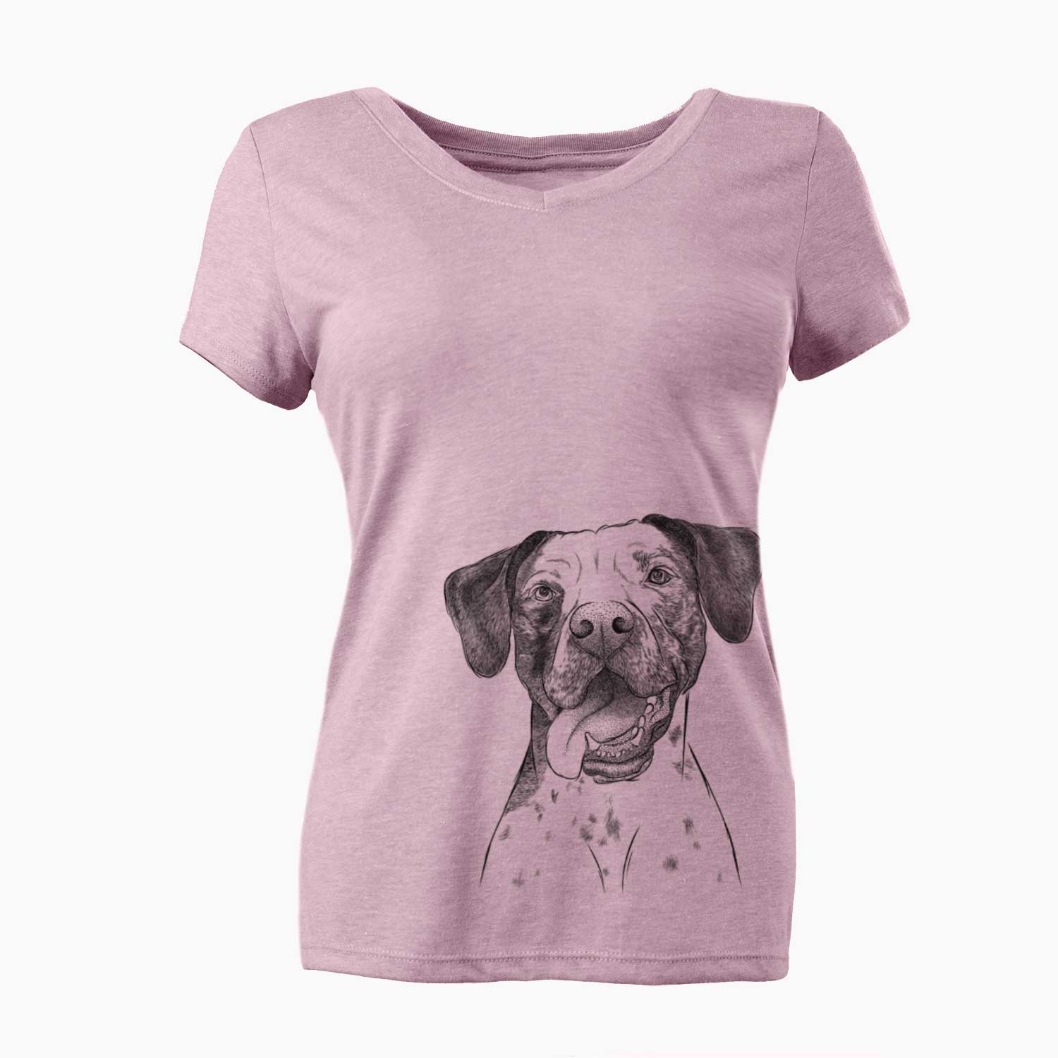 Bare Cola the Catahoula - Women's V-neck Shirt
