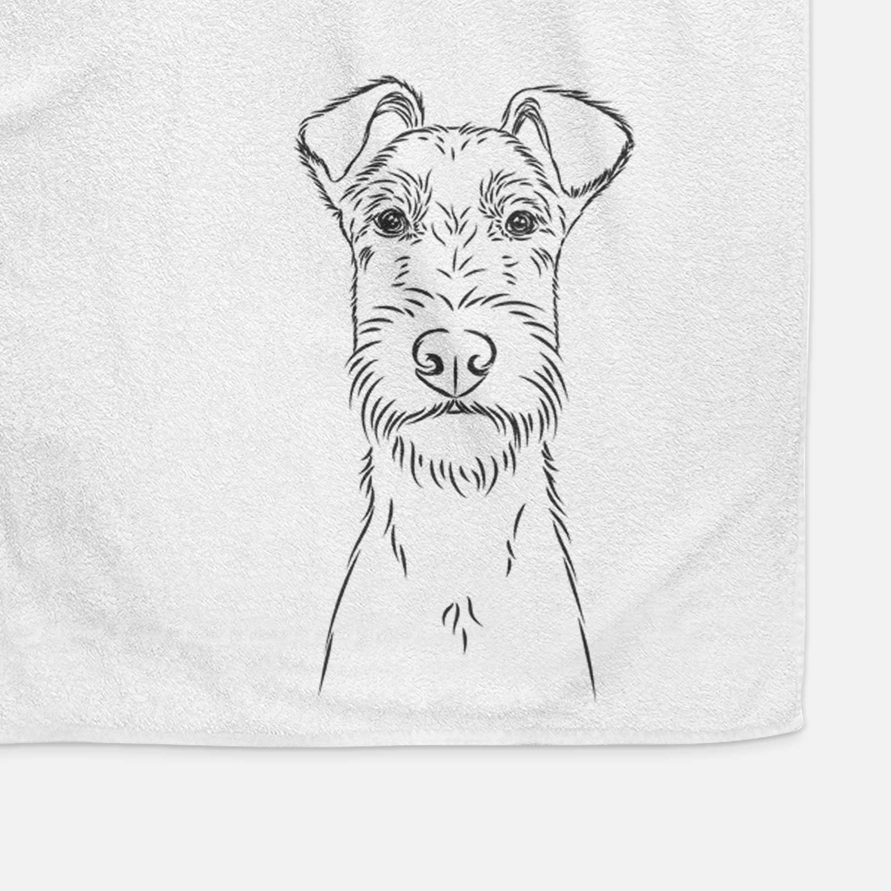 Connor the Irish Terrier Decorative Hand Towel