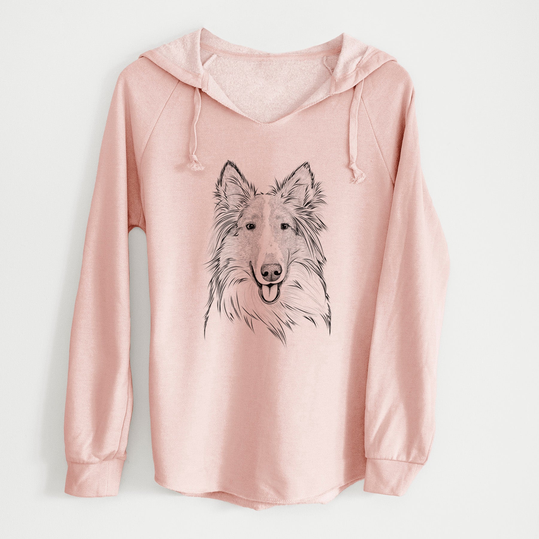 Bare Conrad the Rough Collie - Cali Wave Hooded Sweatshirt