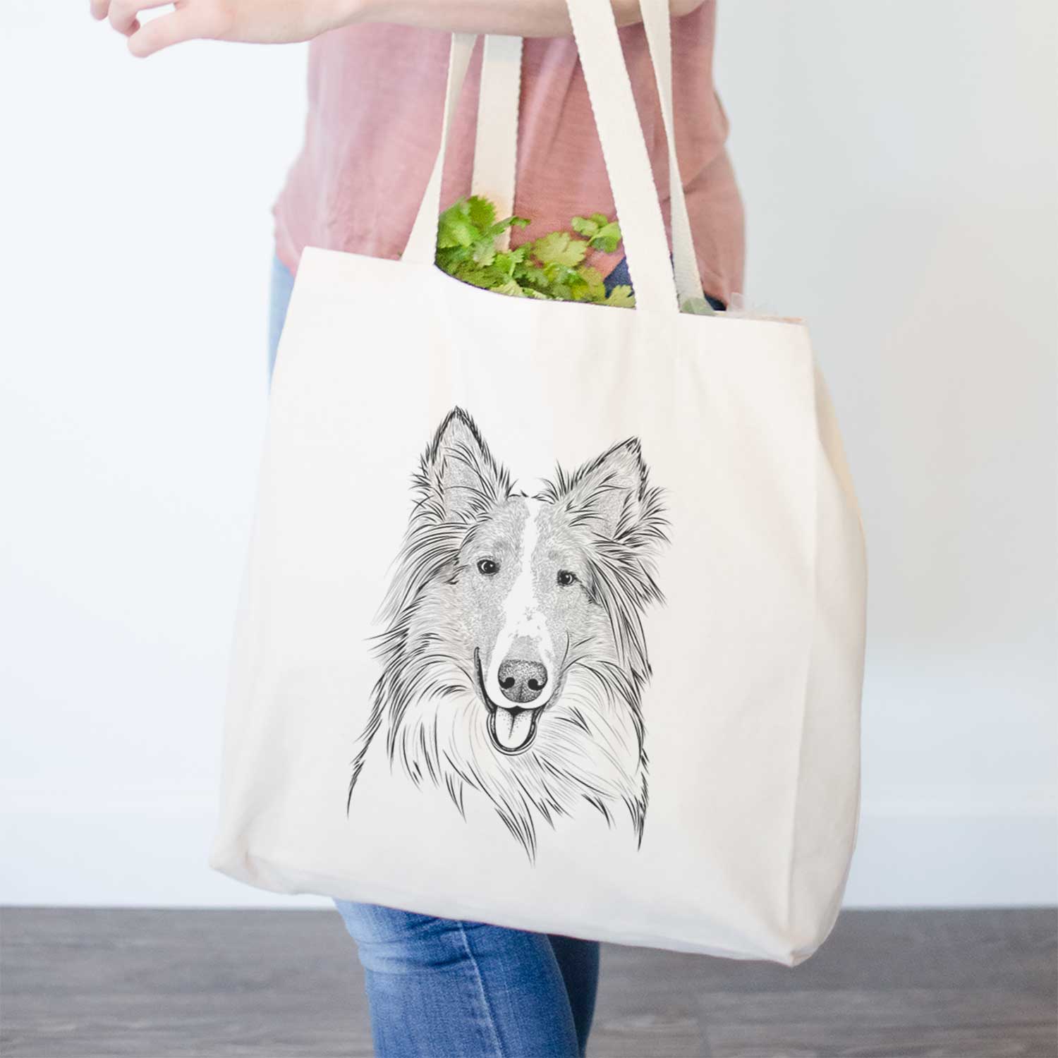 Conrad the Rough Collie - Tote Bag