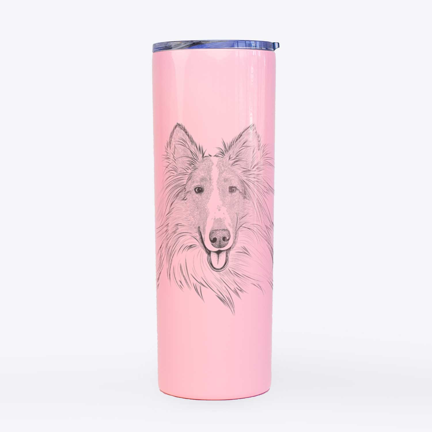 Conrad the Rough Collie - 20oz Skinny Tumbler