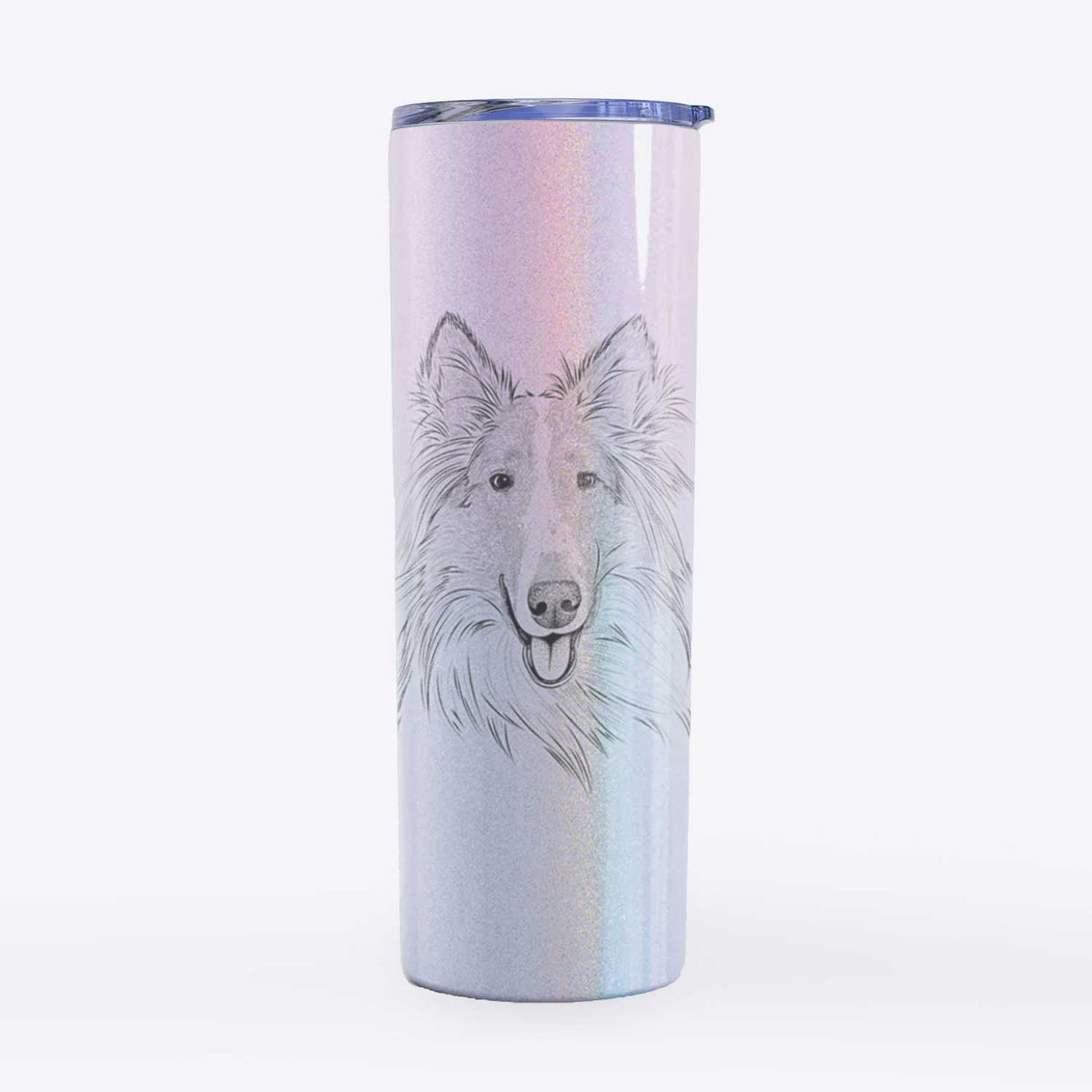 Conrad the Rough Collie - 20oz Skinny Tumbler