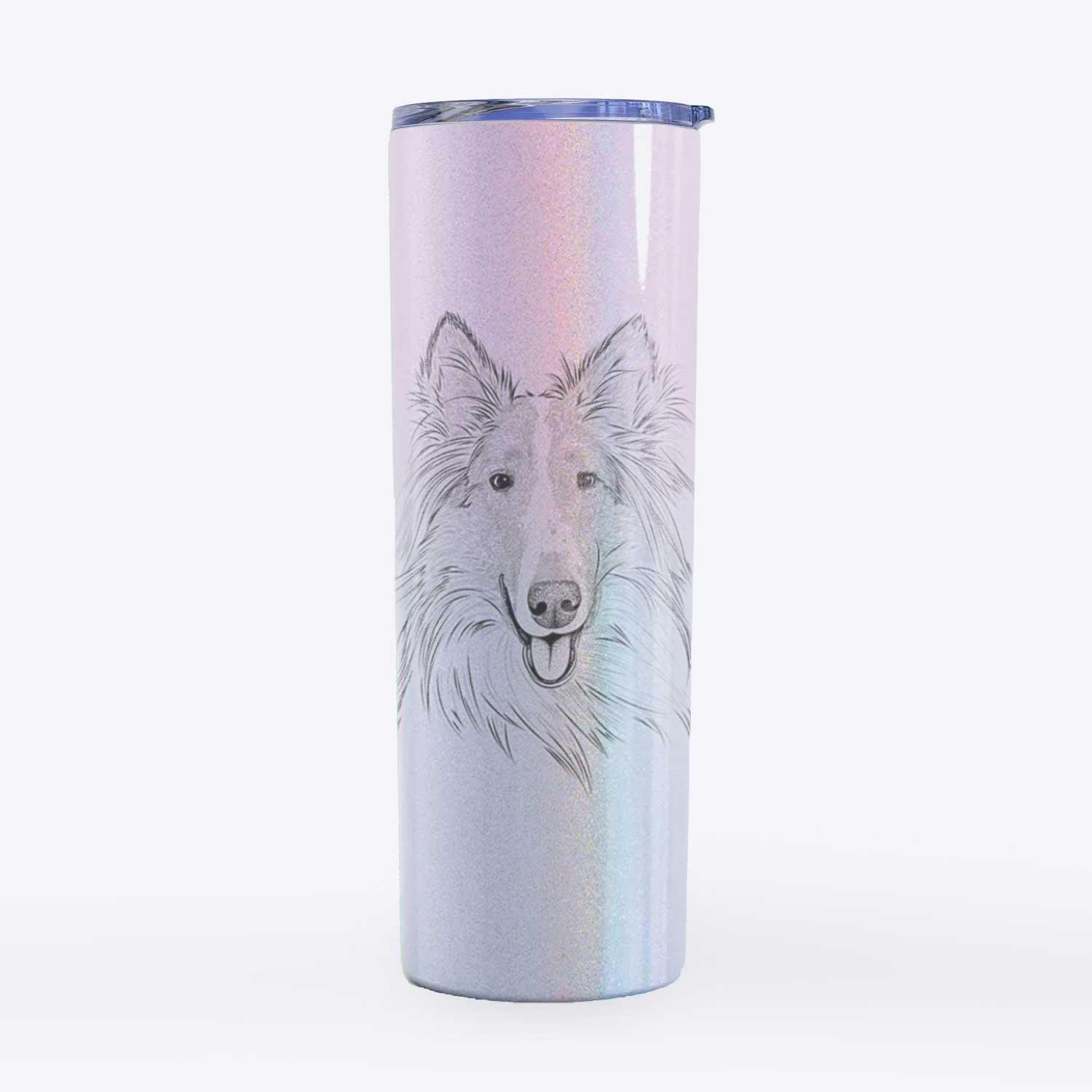 Conrad the Rough Collie - 20oz Skinny Tumbler