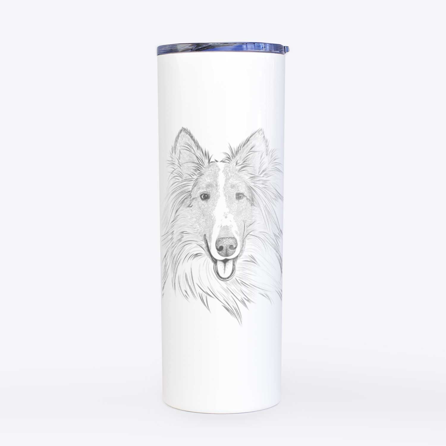 Conrad the Rough Collie - 20oz Skinny Tumbler