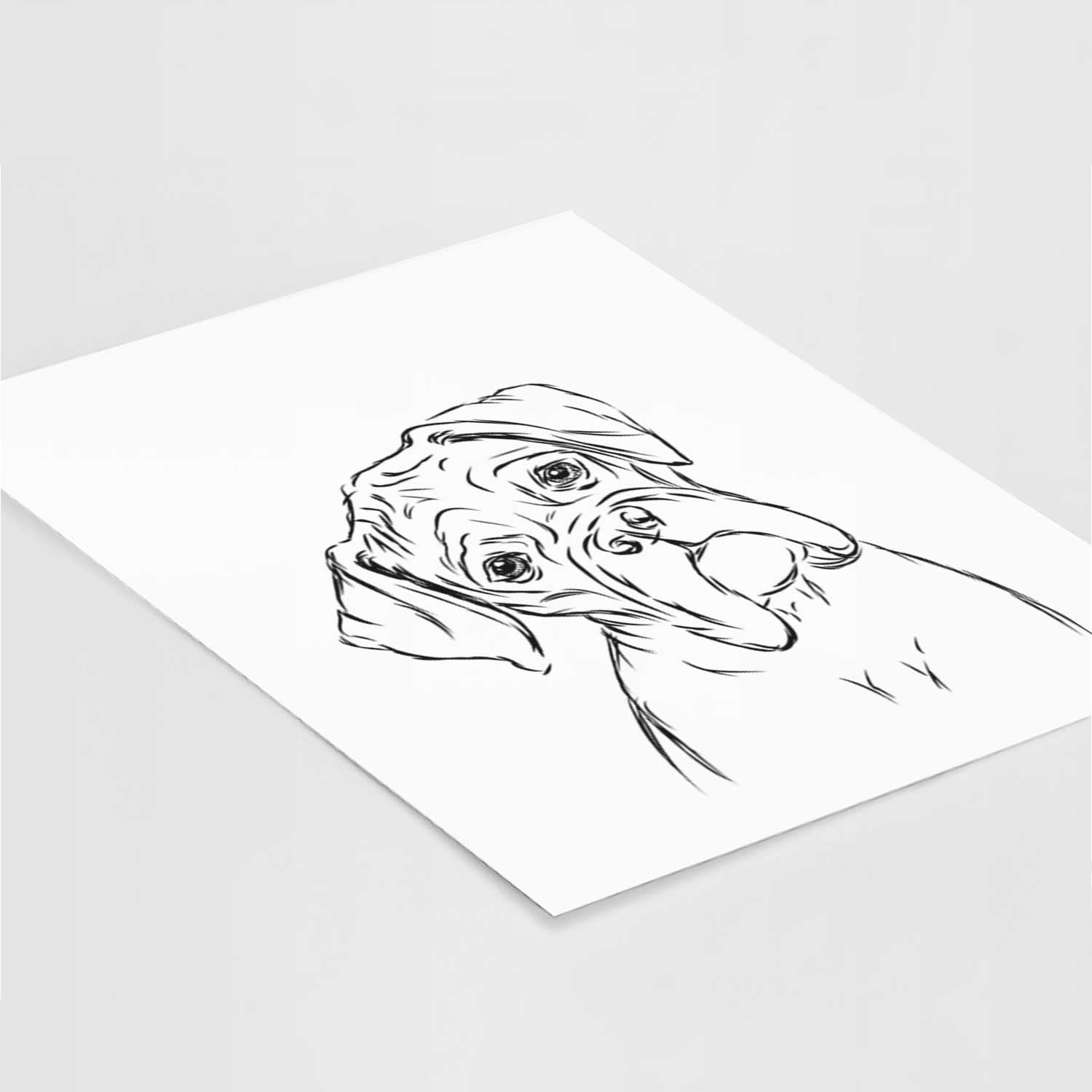 Cooper the Boxer Art Print