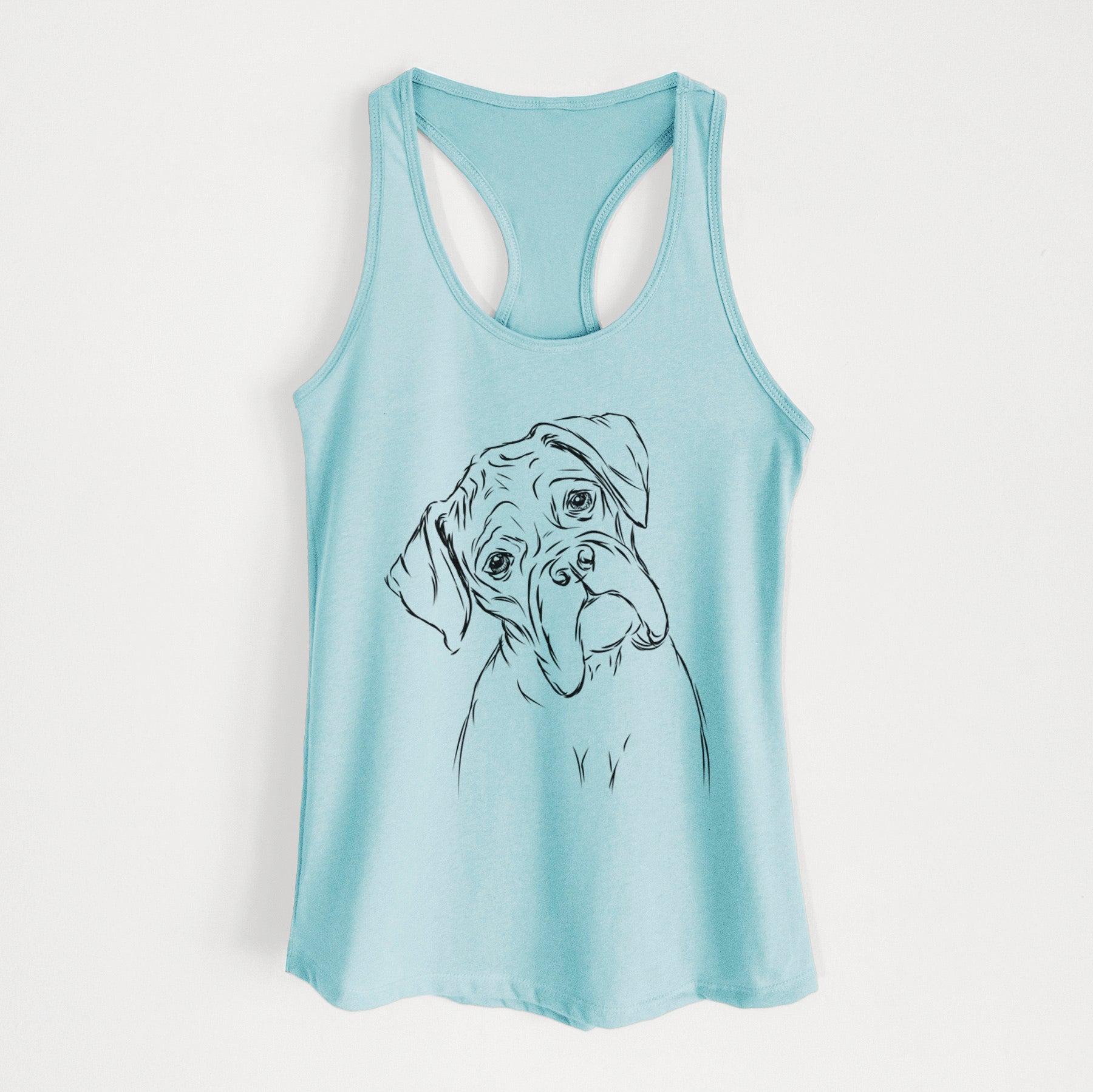 Cooper the Boxer - Women's Racerback Tanktop